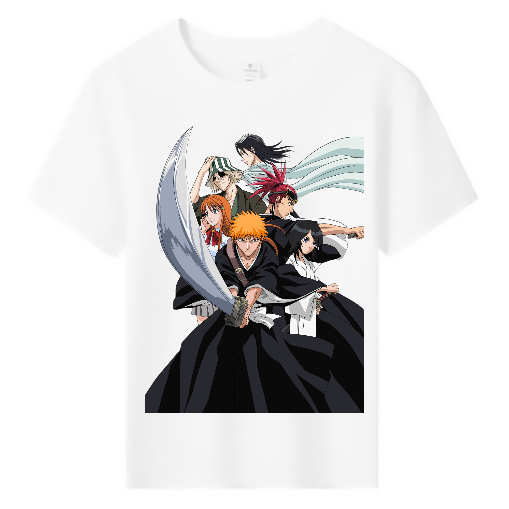 （画像用） ブリーチ 黒崎一護（くろさき いちご）BLEACH Kurosaki Ichigo 綿100％キッズTシャツ（フロントプリント）