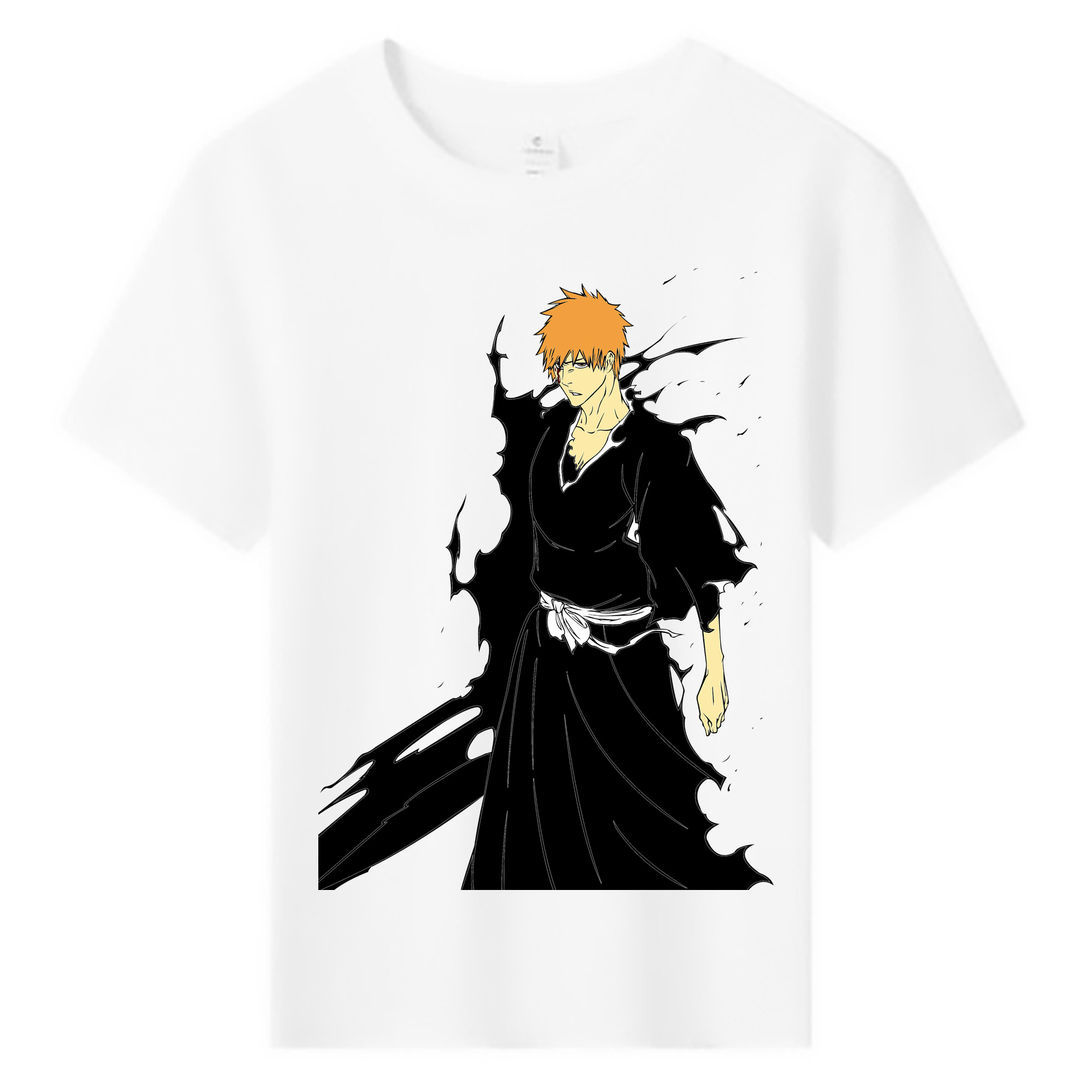 （画像用） ブリーチ 黒崎一護（くろさき いちご）BLEACH Kurosaki Ichigo 綿100％キッズTシャツ（フロントプリント）
