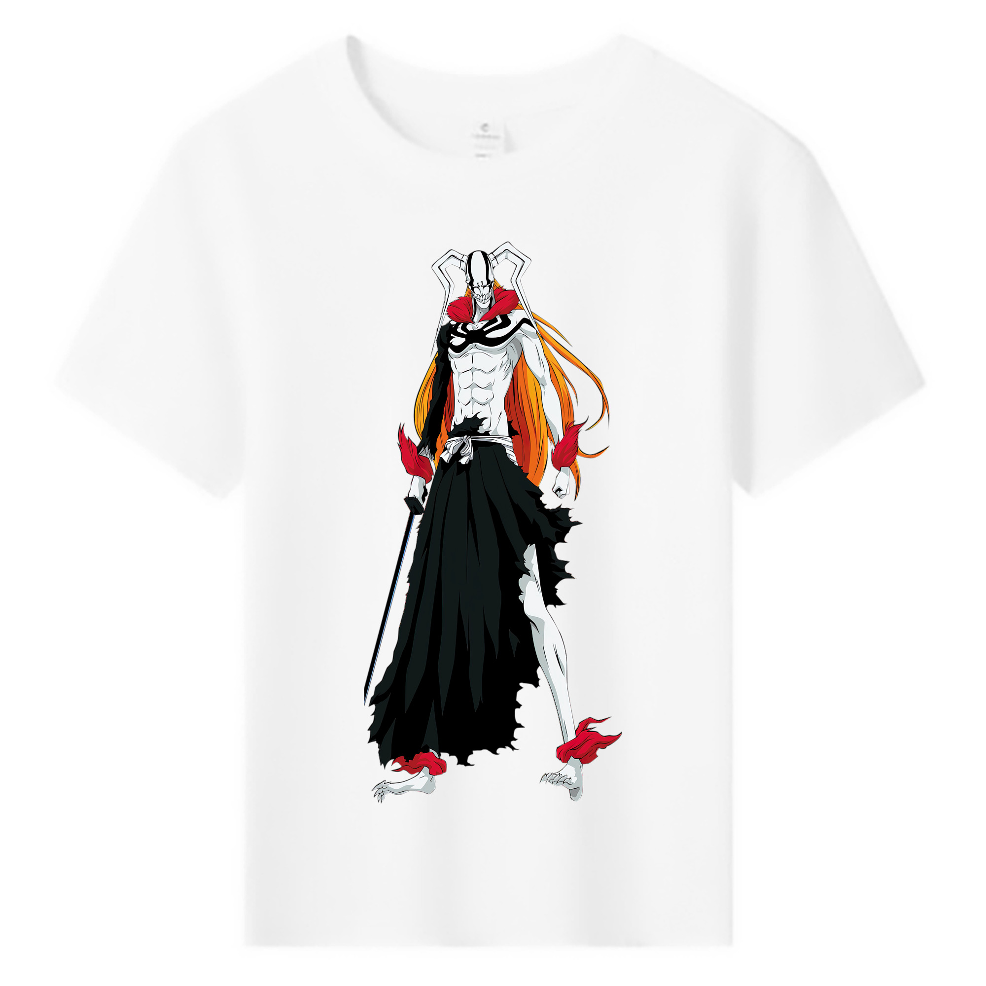 （画像用） ブリーチ 黒崎一護（くろさき いちご）BLEACH Kurosaki Ichigo 綿100％キッズTシャツ（フロントプリント）