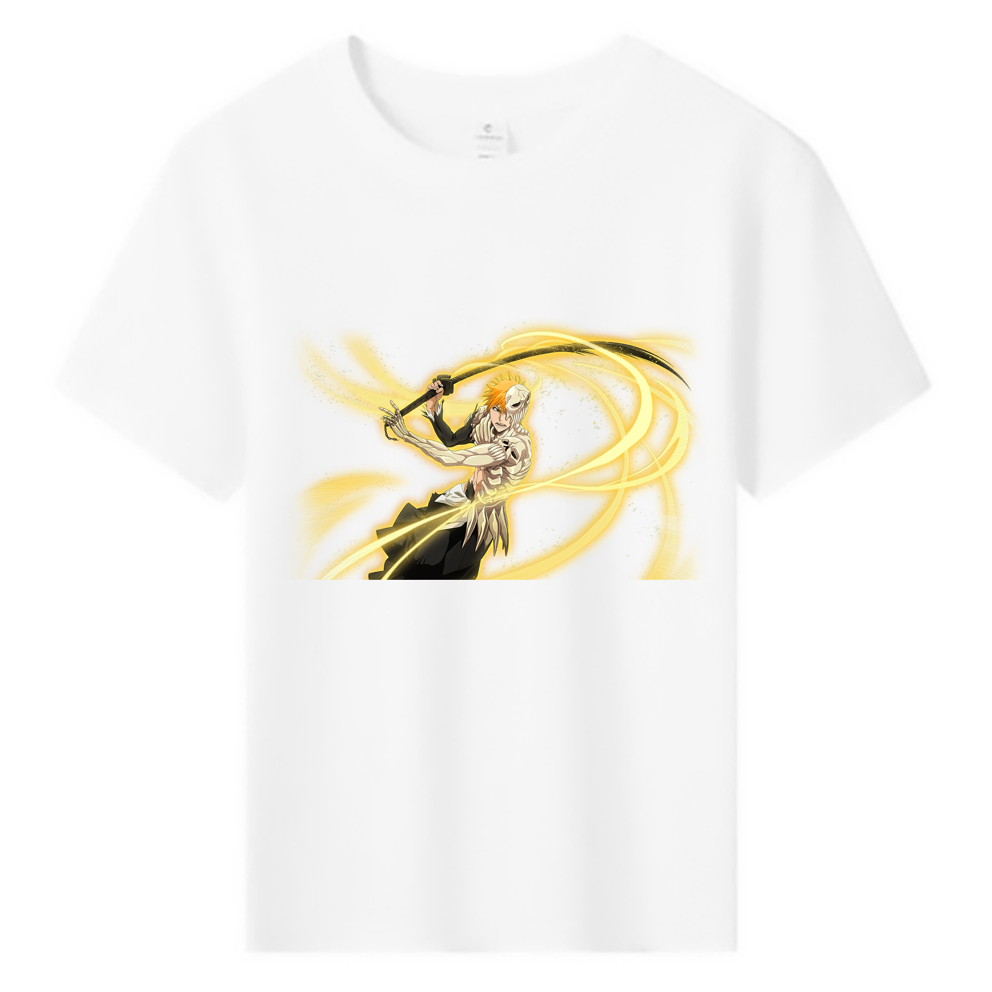 （画像用） ブリーチ 黒崎一護（くろさき いちご）BLEACH Kurosaki Ichigo 綿100％キッズTシャツ（フロントプリント）