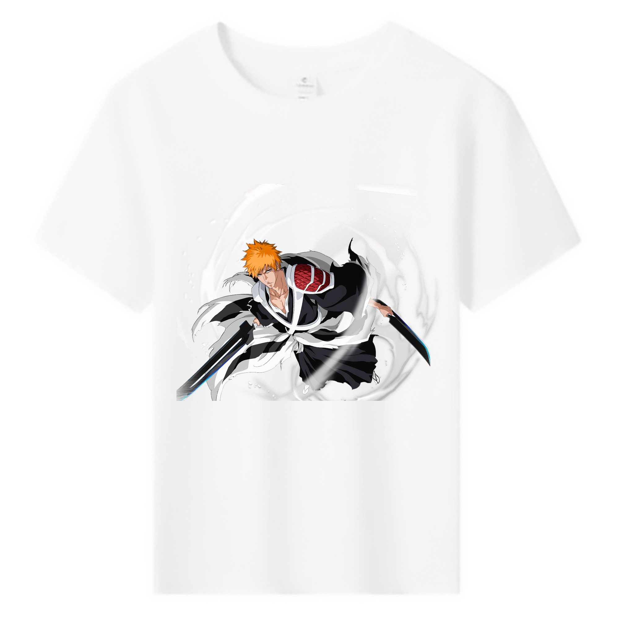 （画像用） ブリーチ 黒崎一護（くろさき いちご）BLEACH Kurosaki Ichigo 綿100％キッズTシャツ（フロントプリント）