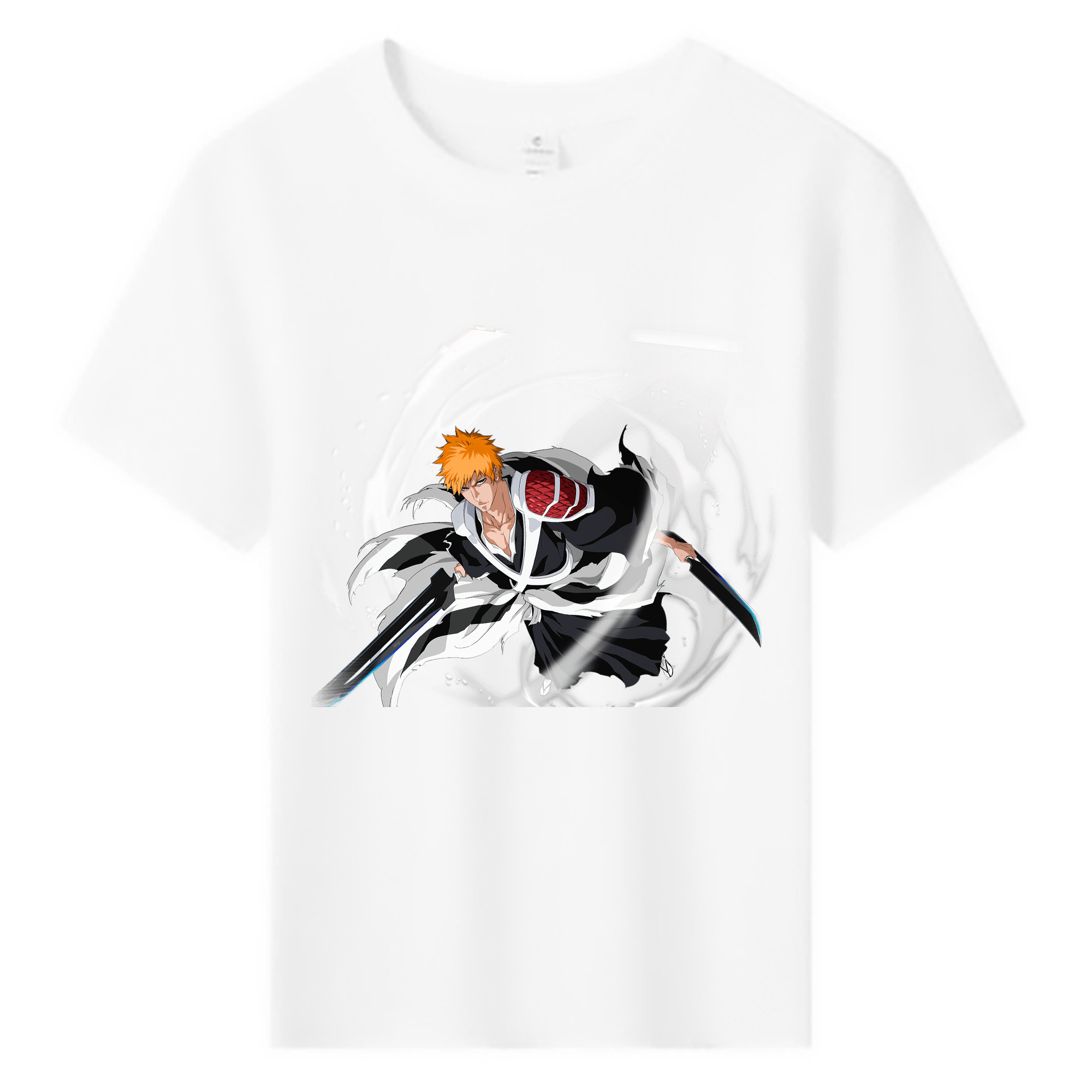 （画像用） ブリーチ 黒崎一護（くろさき いちご）BLEACH Kurosaki Ichigo 綿100％キッズTシャツ（フロントプリント）