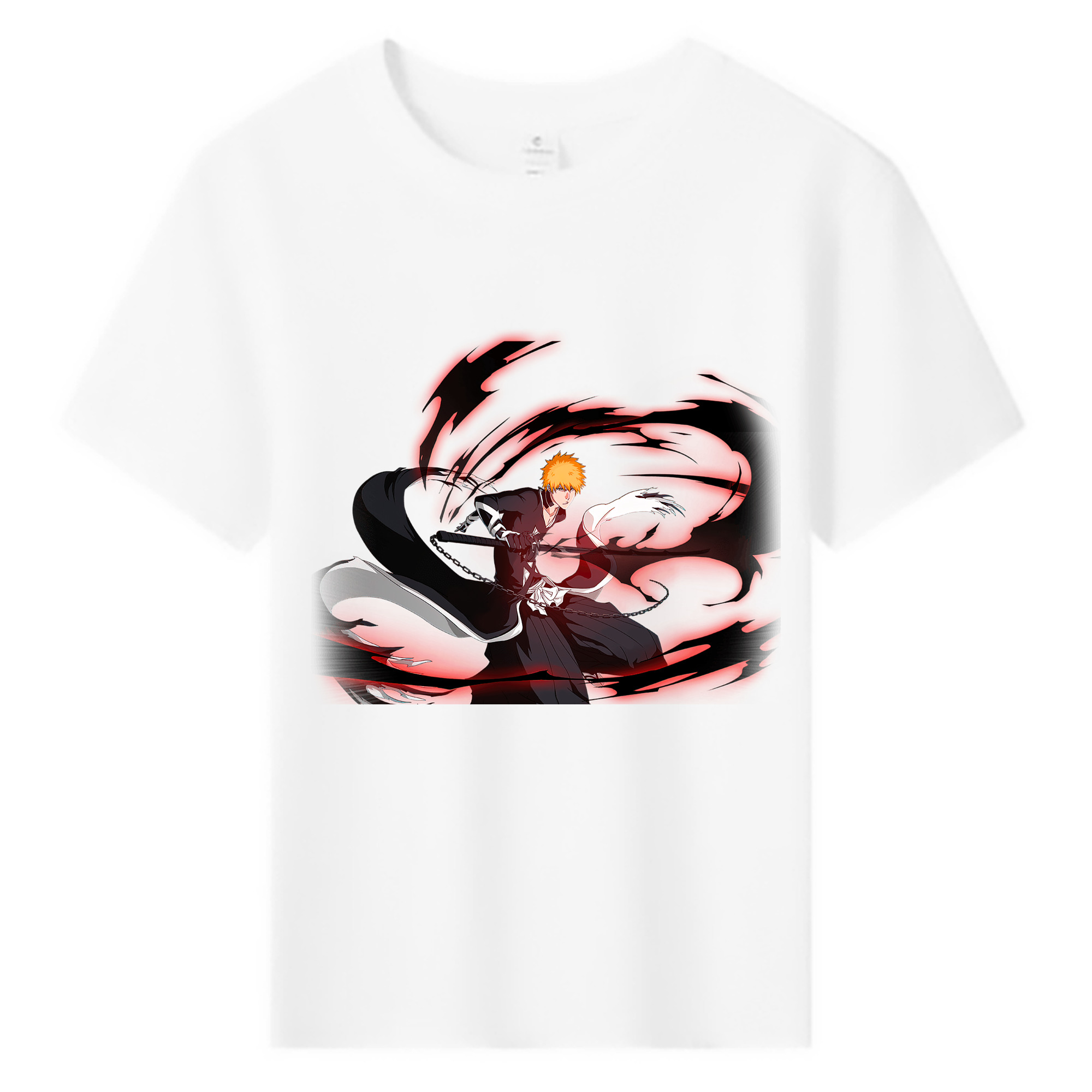 （画像用） ブリーチ 黒崎一護（くろさき いちご）BLEACH Kurosaki Ichigo 綿100％キッズTシャツ（フロントプリント）