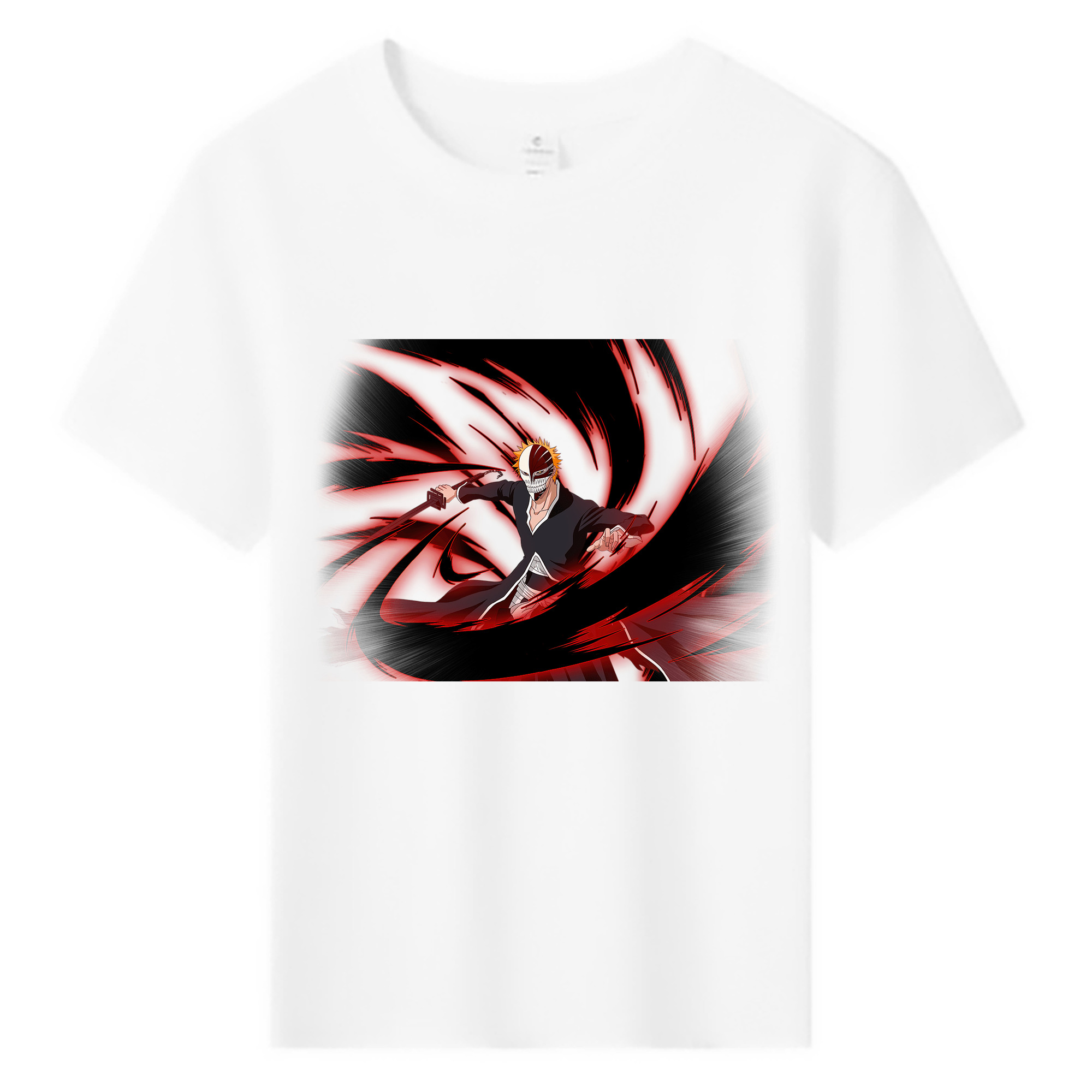 （画像用） ブリーチ 黒崎一護（くろさき いちご）BLEACH Kurosaki Ichigo 綿100％キッズTシャツ（フロントプリント）