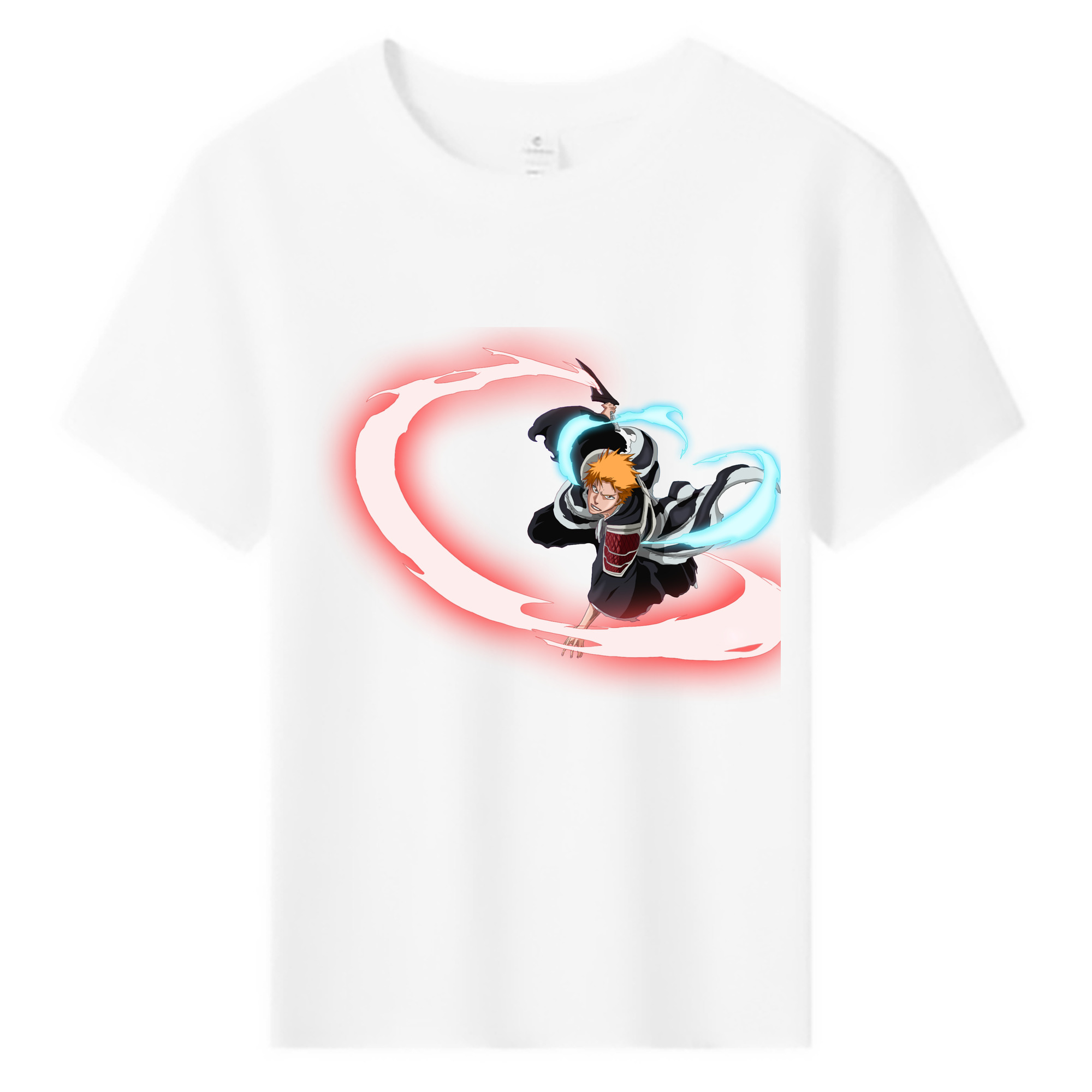 （画像用） ブリーチ 黒崎一護（くろさき いちご）BLEACH Kurosaki Ichigo 綿100％キッズTシャツ（フロントプリント）
