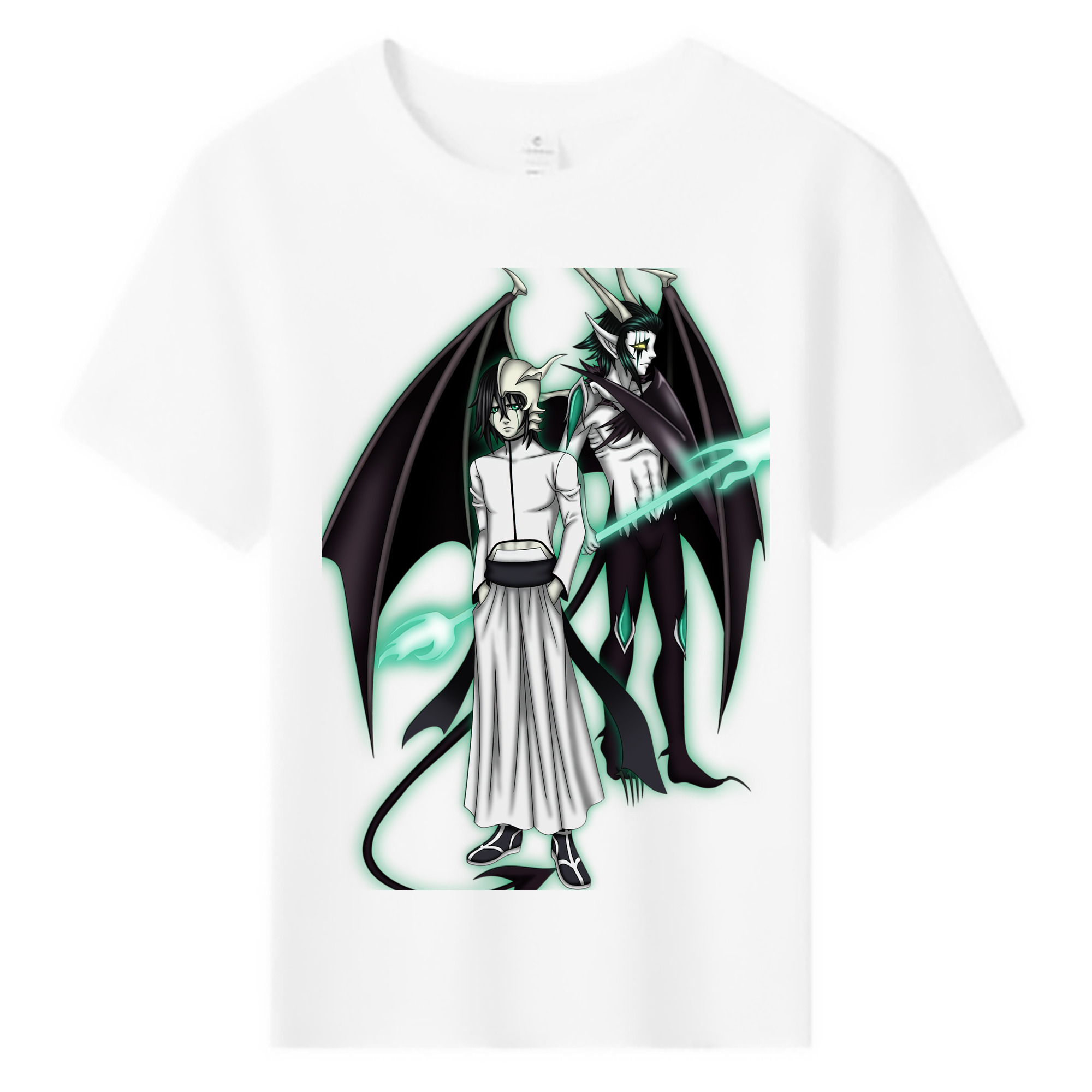 （画像用） ブリーチ ウルキオラ·シファー BLEACH Ulquiorra cifer 綿100％キッズTシャツ（フロントプリント）