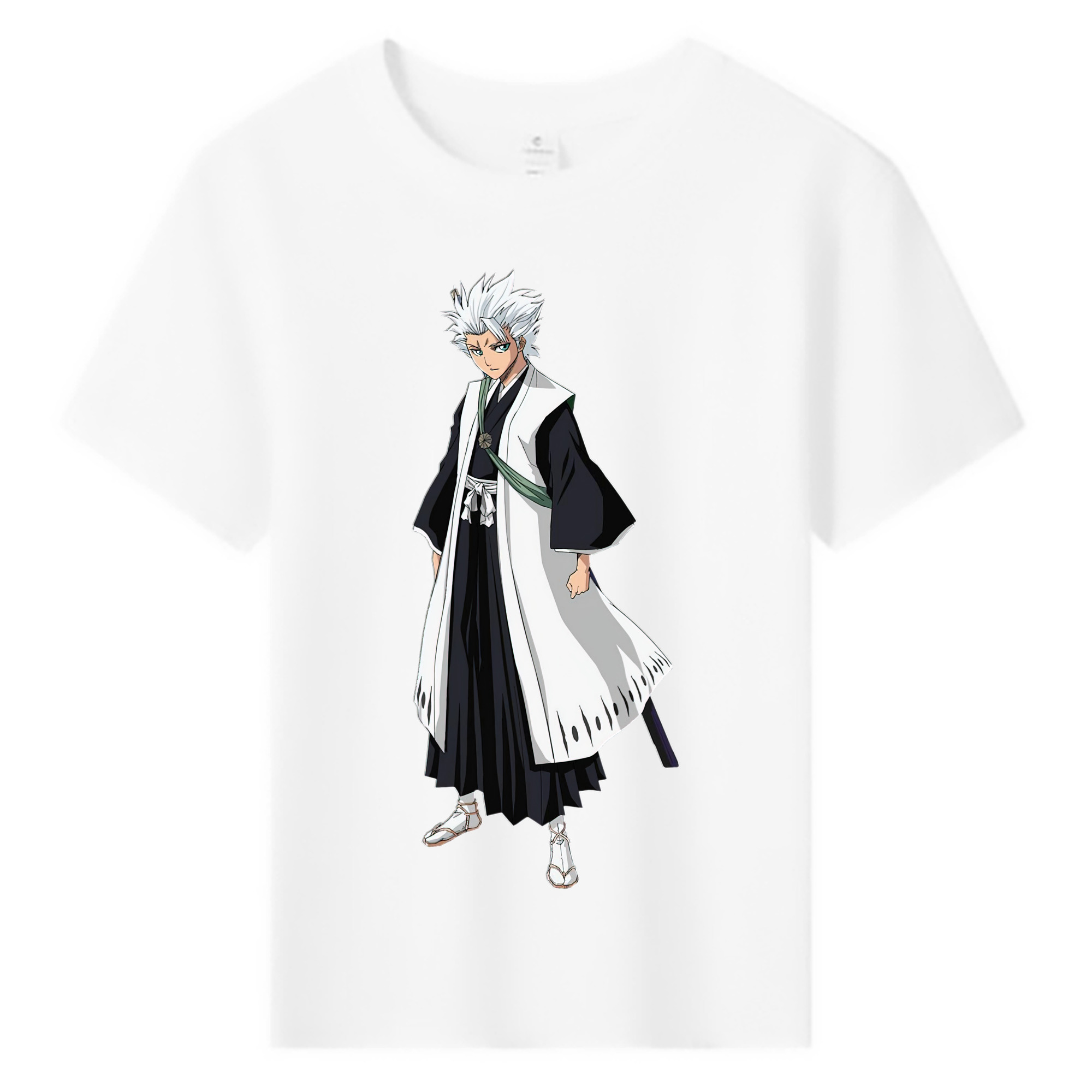 （画像用） ブリーチ 日番谷冬獅郎（ひつがや とうしろう） BLEACH Hitsugaya Toushirou 綿100％キッズTシャツ（フロントプリント）