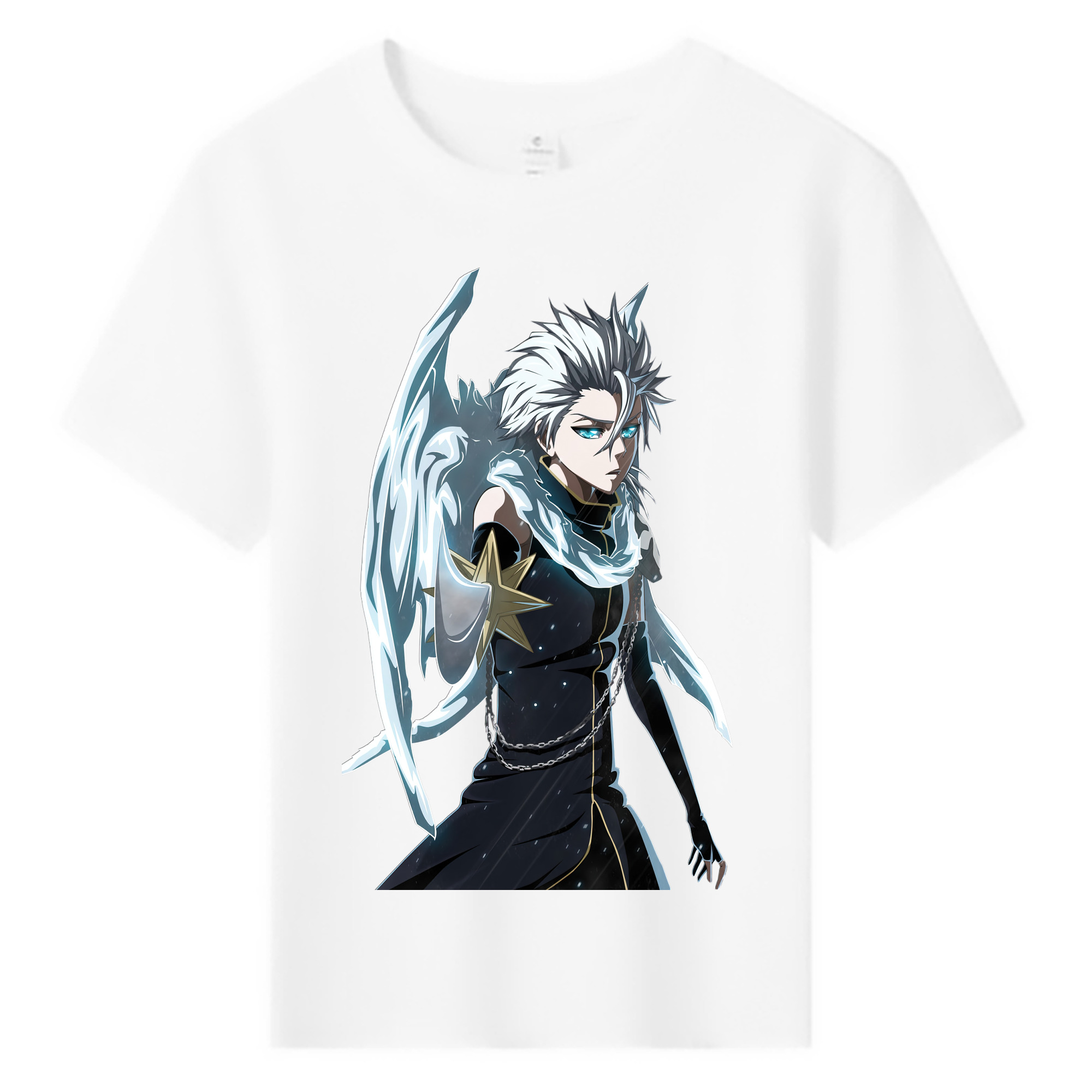 （画像用） ブリーチ 日番谷冬獅郎（ひつがや とうしろう） BLEACH Hitsugaya Toushirou 綿100％キッズTシャツ（フロントプリント）