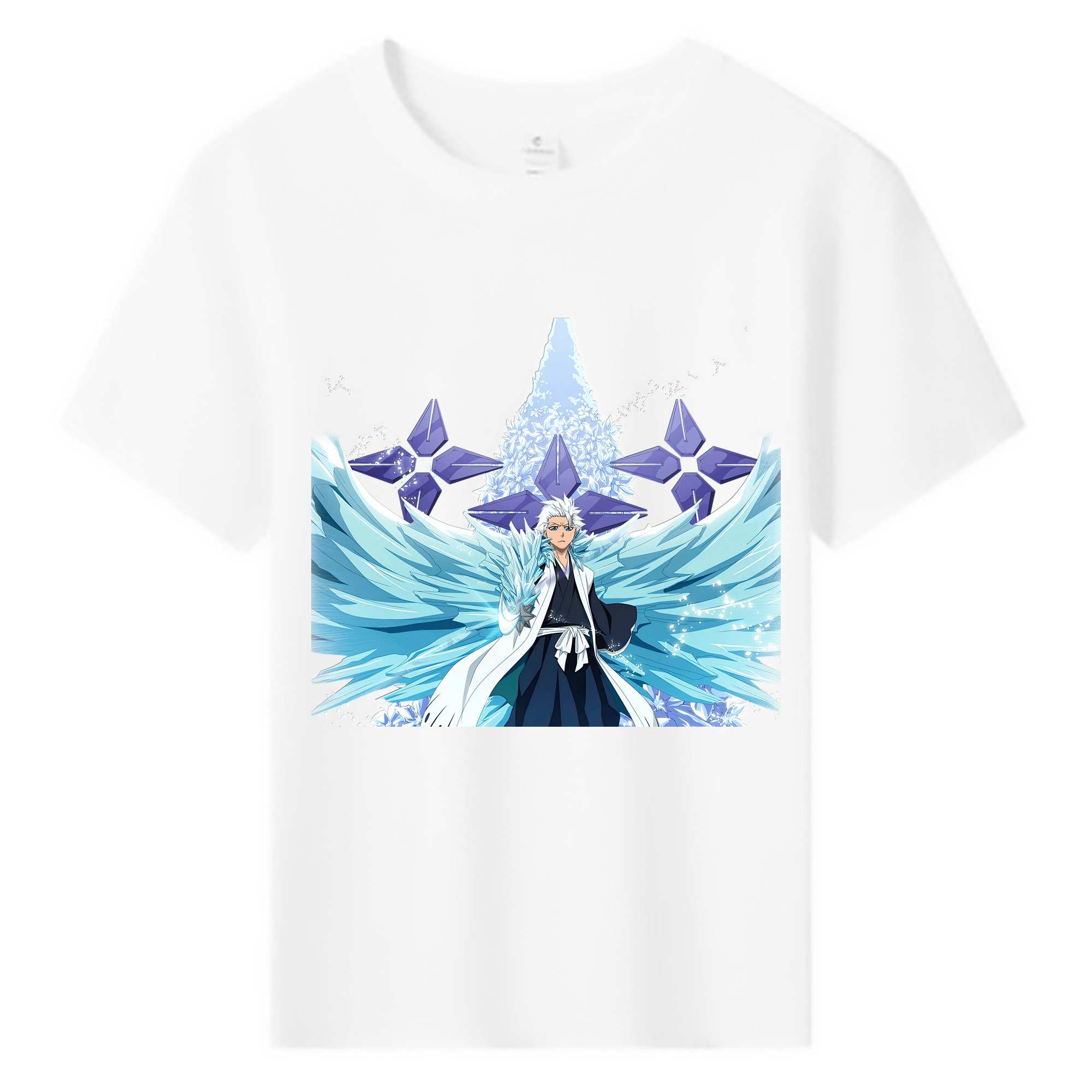 （画像用） ブリーチ 日番谷冬獅郎（ひつがや とうしろう） BLEACH Hitsugaya Toushirou 綿100％キッズTシャツ（フロントプリント）