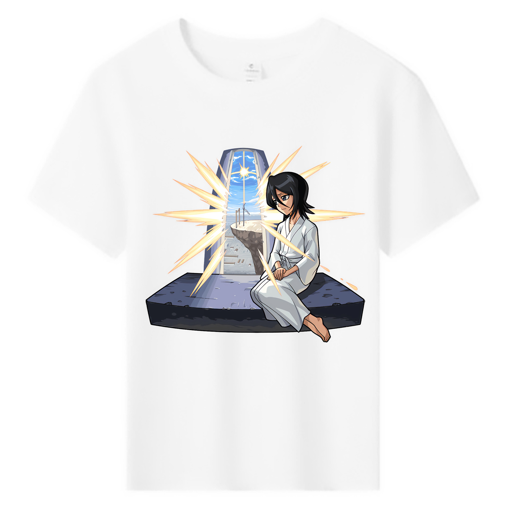 （画像用） ブリーチ 朽木ルキア BLEACH Kuchiki Rukia 綿100％キッズTシャツ（フロントプリント）