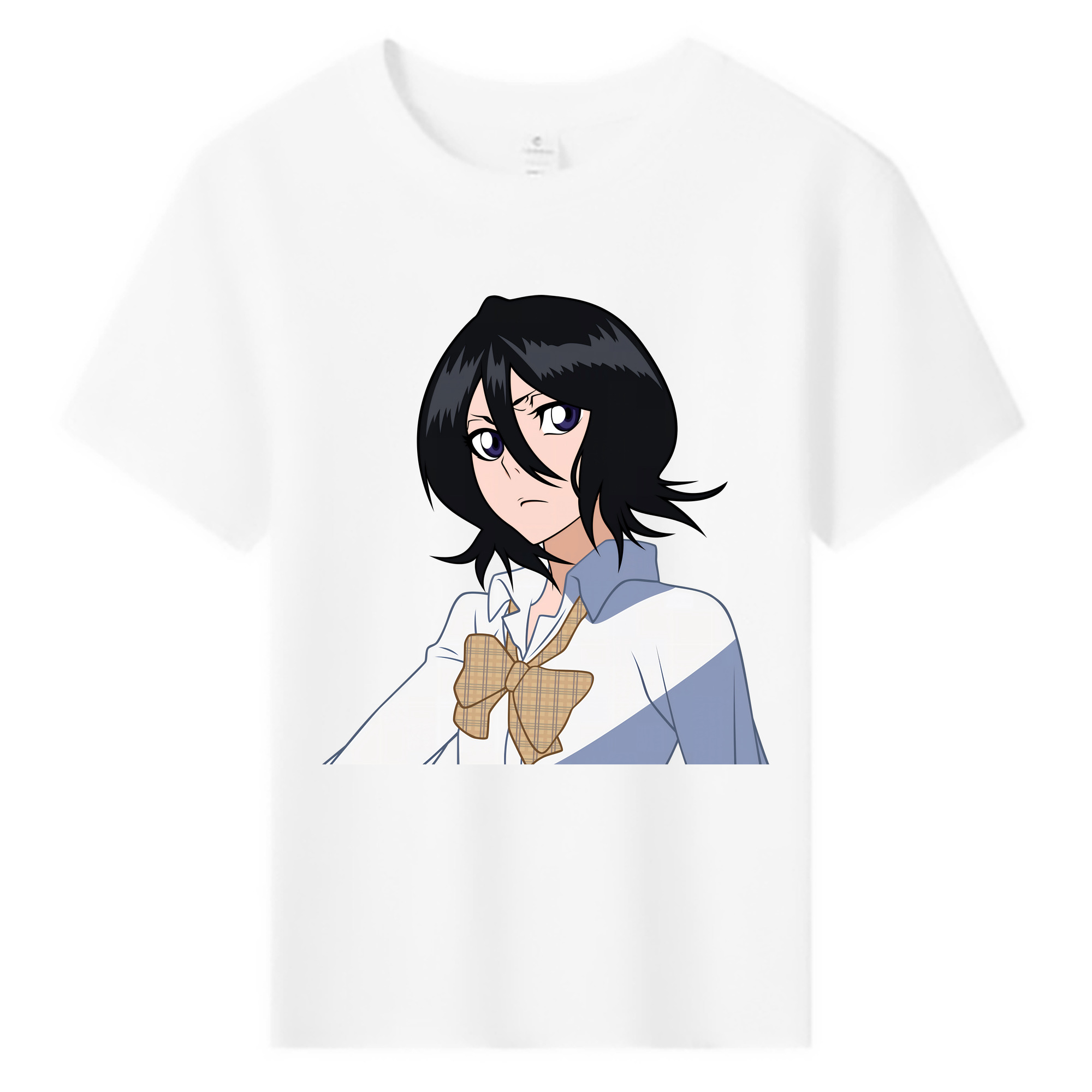 （画像用） ブリーチ 朽木ルキア BLEACH Kuchiki Rukia 綿100％キッズTシャツ（フロントプリント）