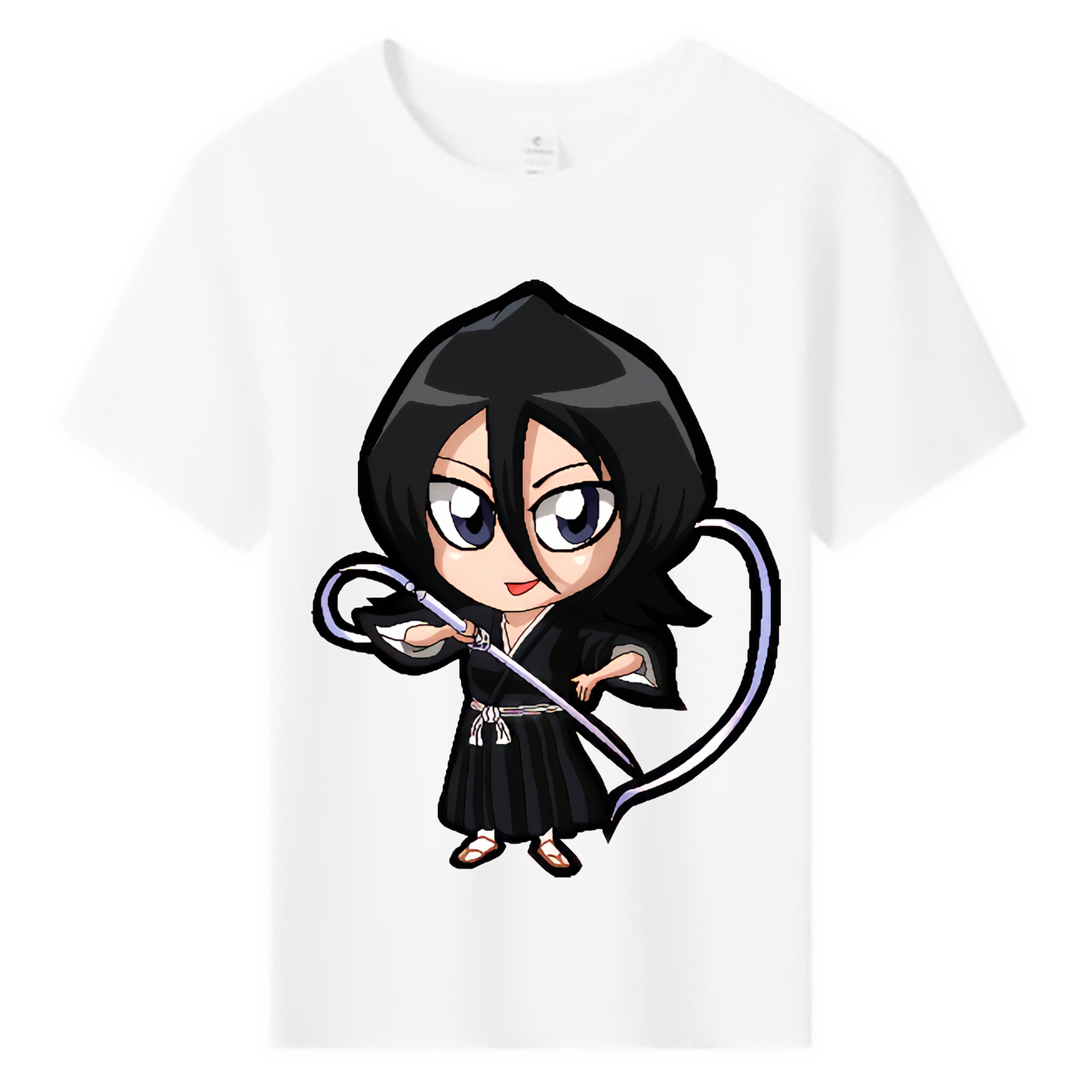 （画像用） ブリーチ 朽木ルキア BLEACH Kuchiki Rukia 綿100％キッズTシャツ（フロントプリント）