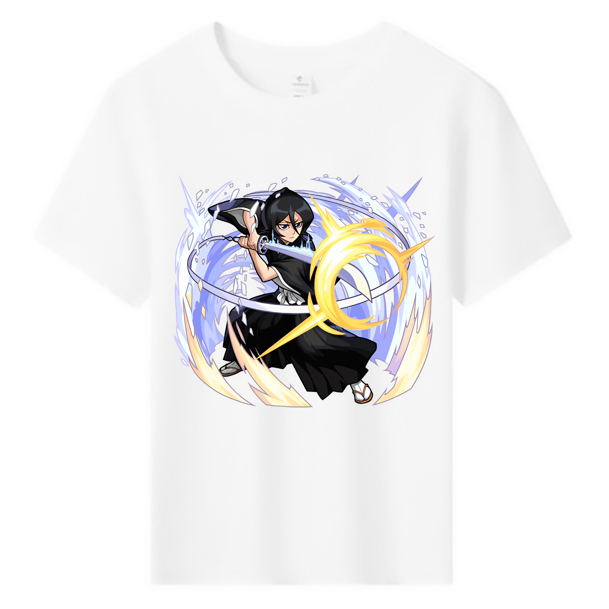 （画像用） ブリーチ 朽木ルキア BLEACH Kuchiki Rukia 綿100％キッズTシャツ（フロントプリント）
