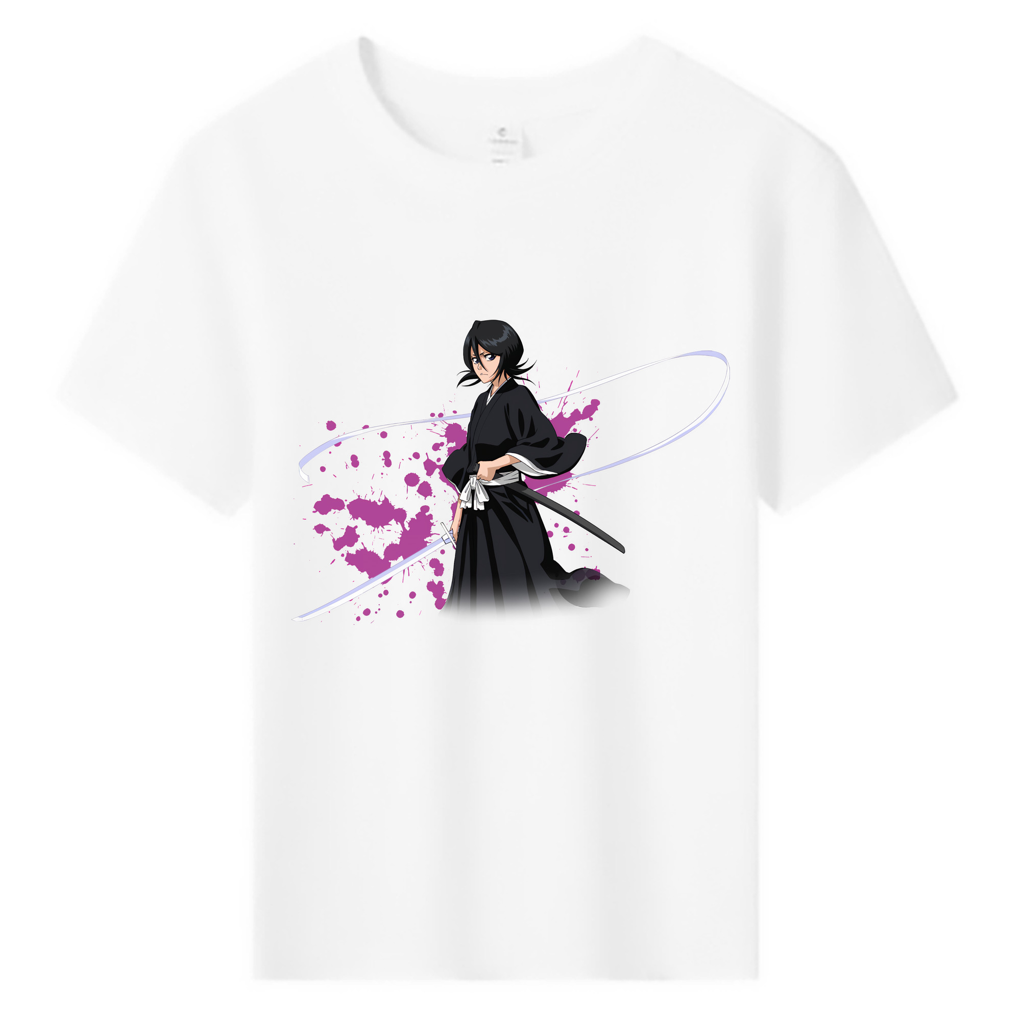 （画像用） ブリーチ 朽木ルキア BLEACH Kuchiki Rukia 綿100％キッズTシャツ（フロントプリント）