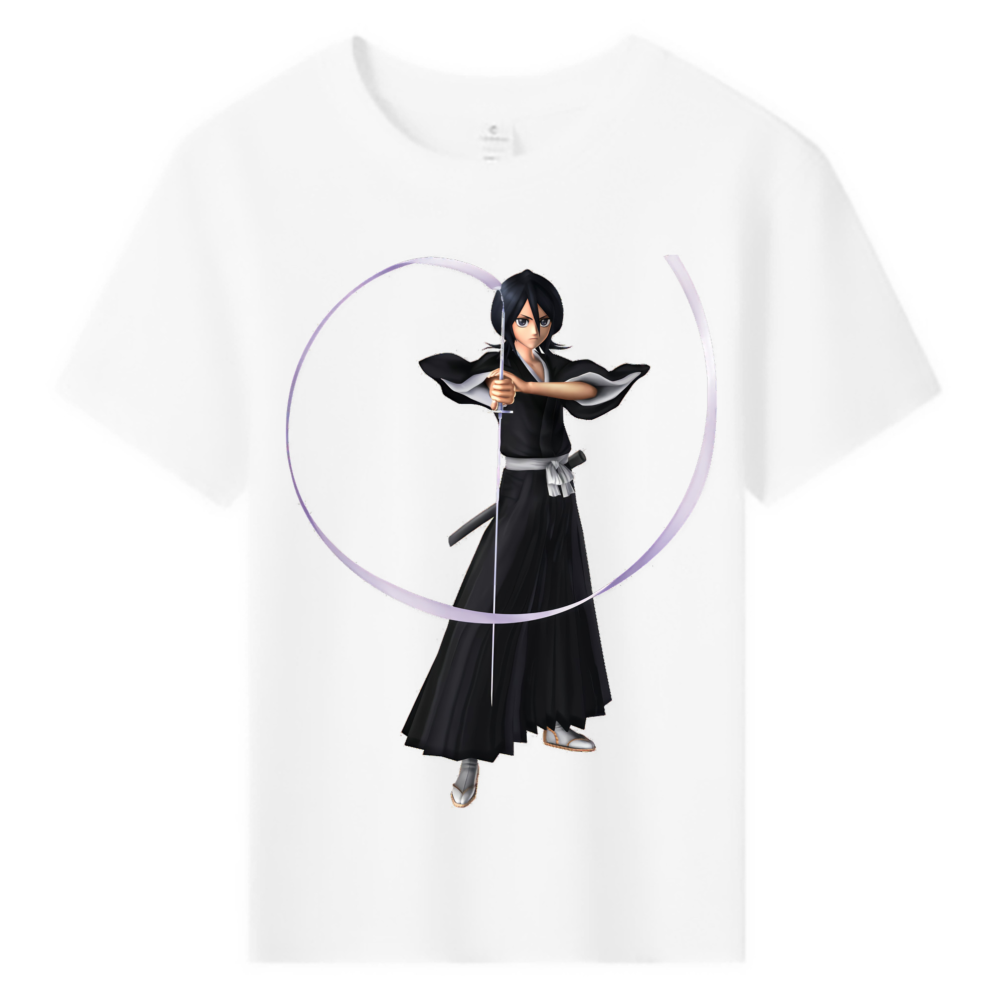 （画像用） ブリーチ 朽木ルキア BLEACH Kuchiki Rukia 綿100％キッズTシャツ（フロントプリント）
