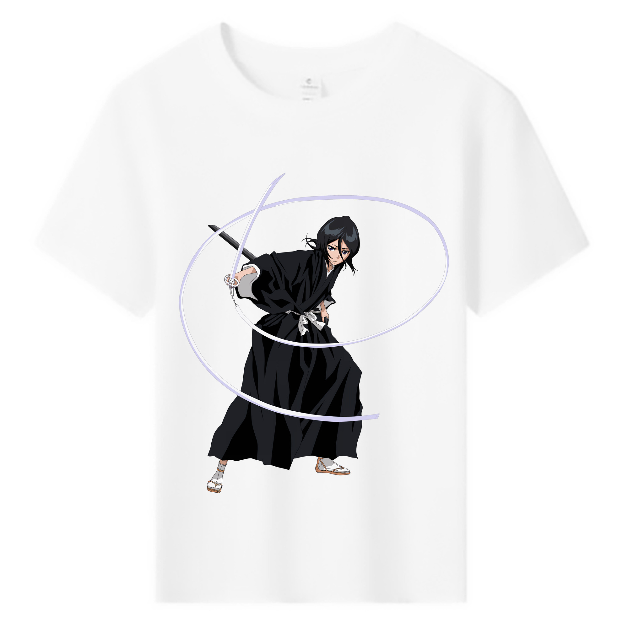 （画像用） ブリーチ 朽木ルキア BLEACH Kuchiki Rukia 綿100％キッズTシャツ（フロントプリント）