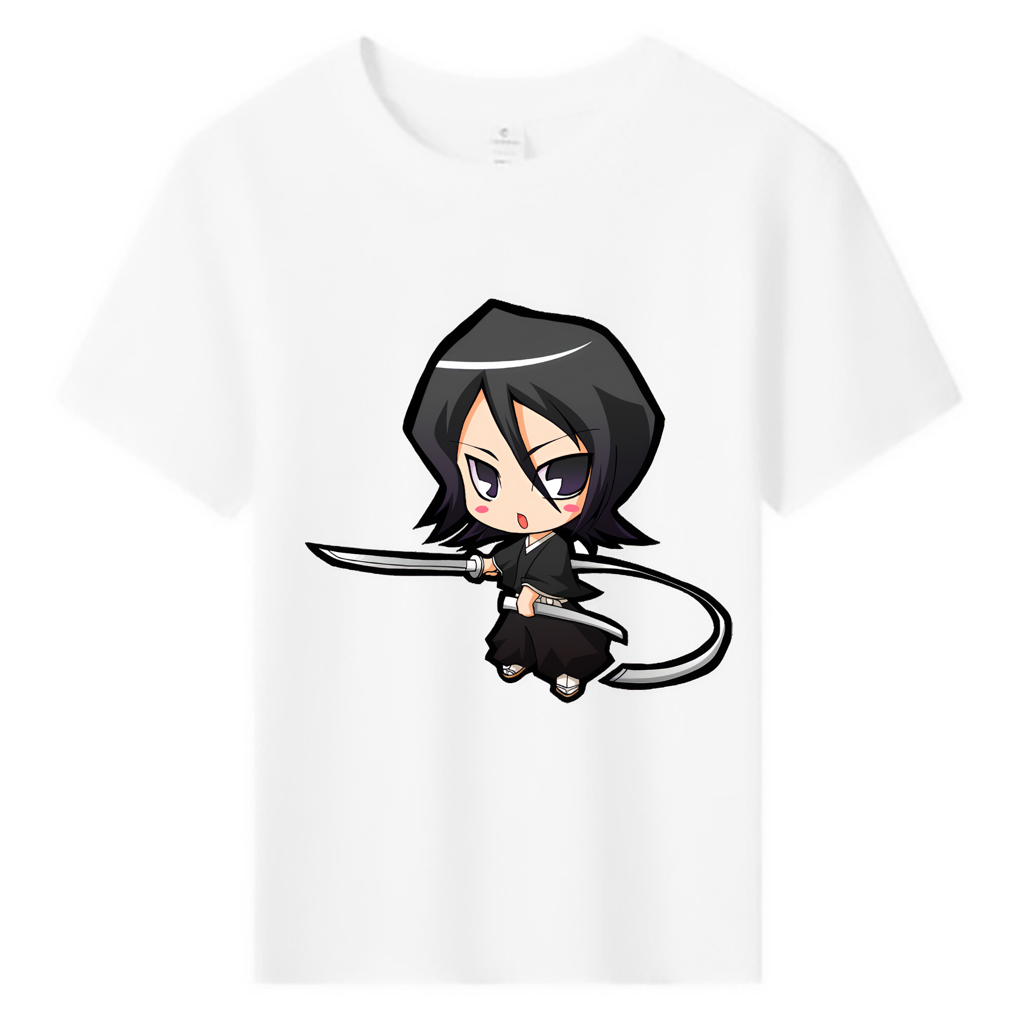 （画像用） ブリーチ 朽木ルキア BLEACH Kuchiki Rukia 綿100％キッズTシャツ（フロントプリント）