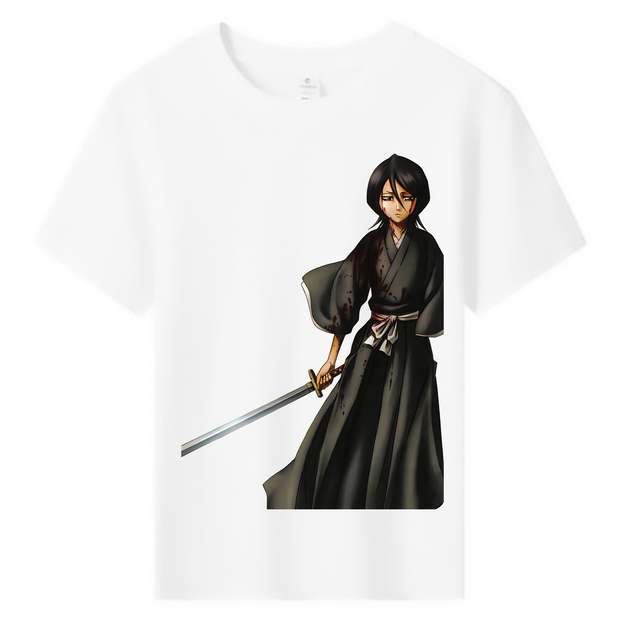 （画像用） ブリーチ 朽木ルキア BLEACH Kuchiki Rukia 綿100％キッズTシャツ（フロントプリント）