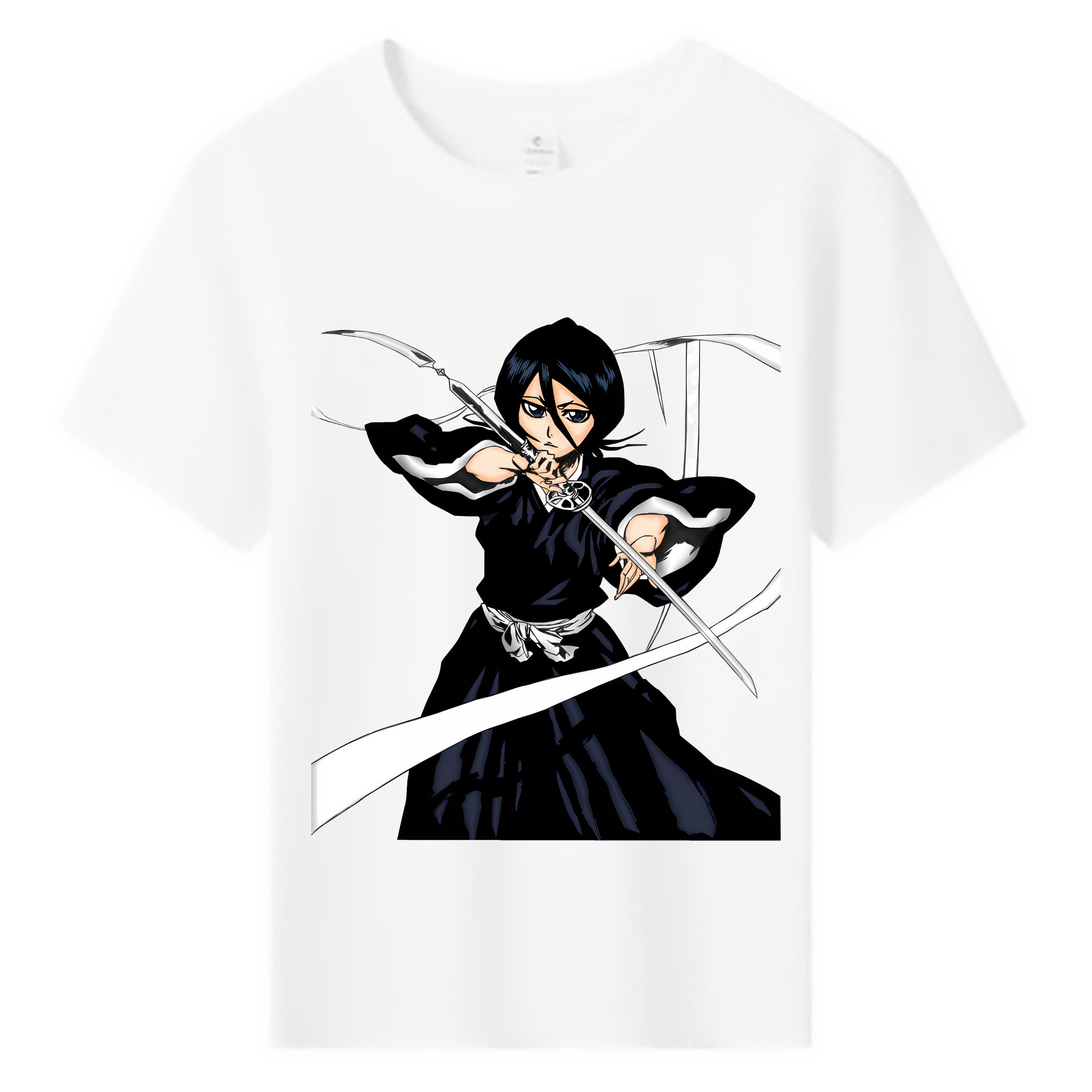 （画像用） ブリーチ 朽木ルキア BLEACH Kuchiki Rukia 綿100％キッズTシャツ（フロントプリント）