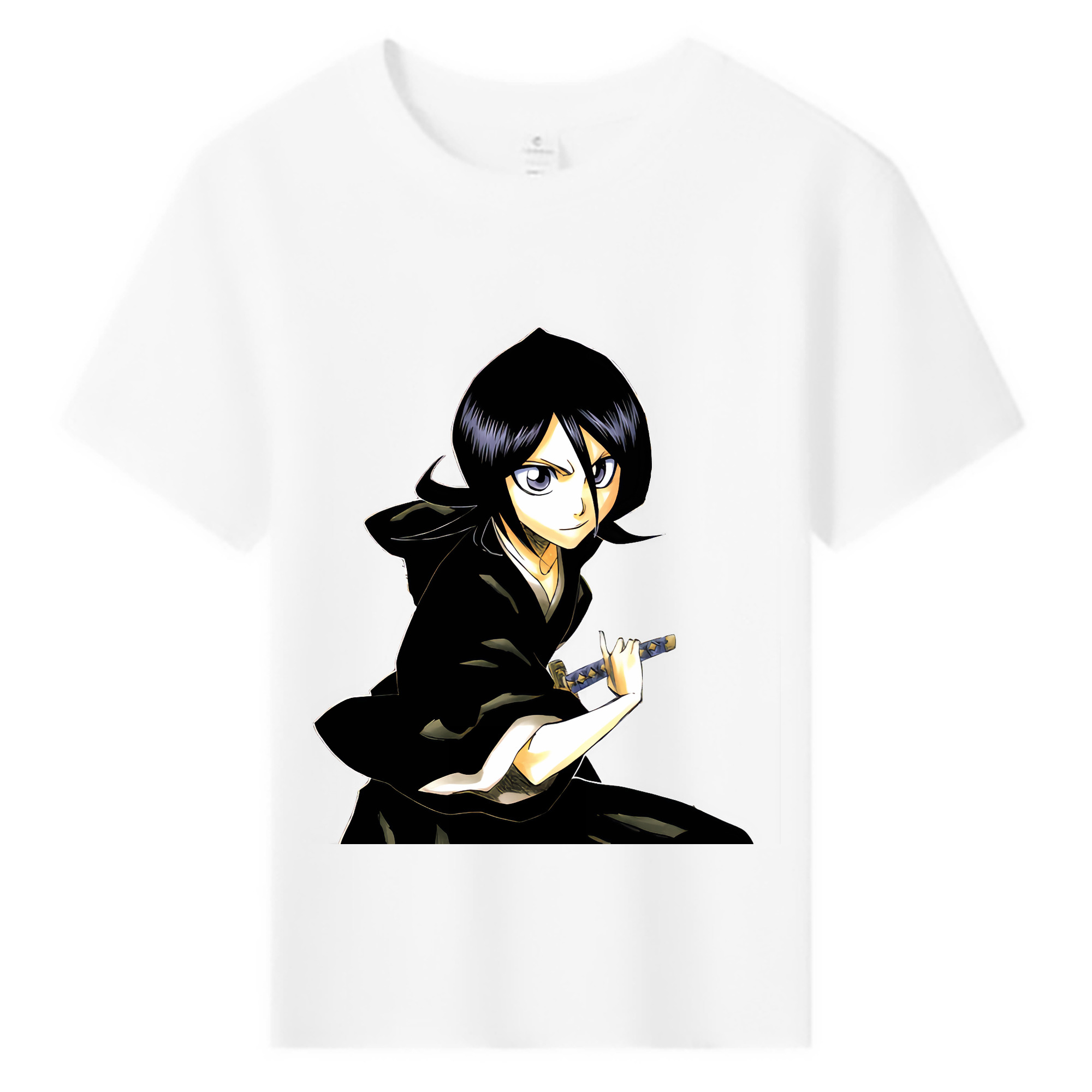 （画像用） ブリーチ 朽木ルキア BLEACH Kuchiki Rukia 綿100％キッズTシャツ（フロントプリント）