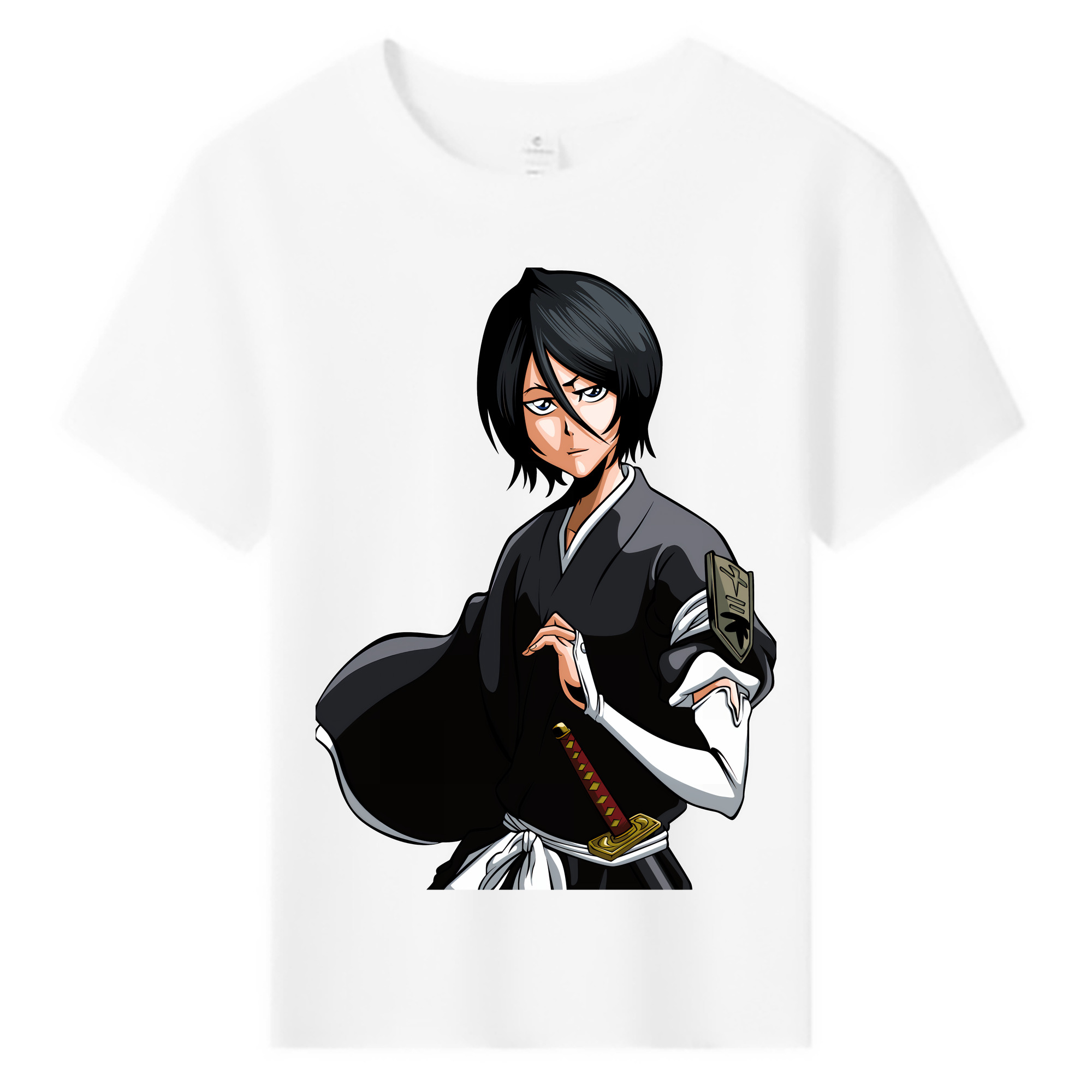 （画像用） ブリーチ 朽木ルキア BLEACH Kuchiki Rukia 綿100％キッズTシャツ（フロントプリント）