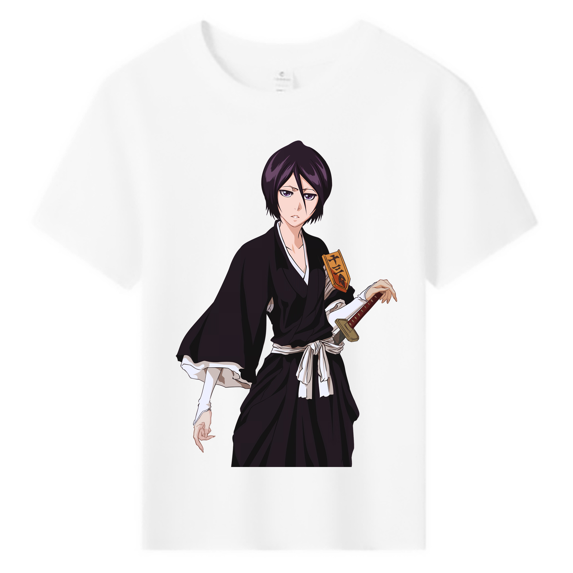 （画像用） ブリーチ 朽木ルキア BLEACH Kuchiki Rukia 綿100％キッズTシャツ（フロントプリント）