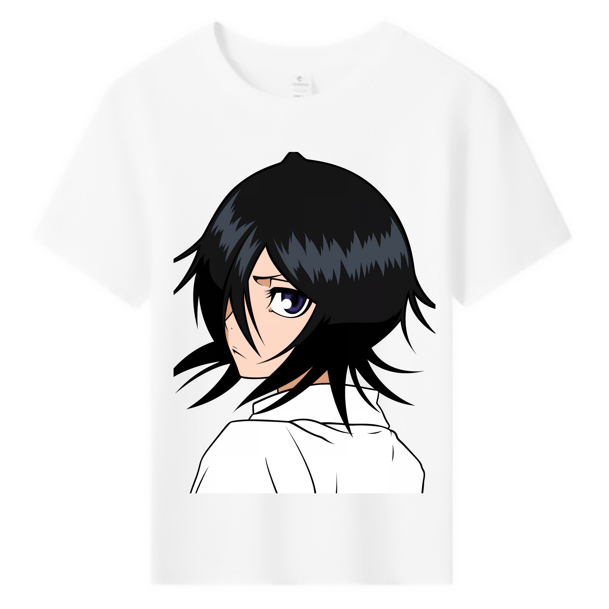 （画像用） ブリーチ 朽木ルキア BLEACH Kuchiki Rukia 綿100％キッズTシャツ（フロントプリント）