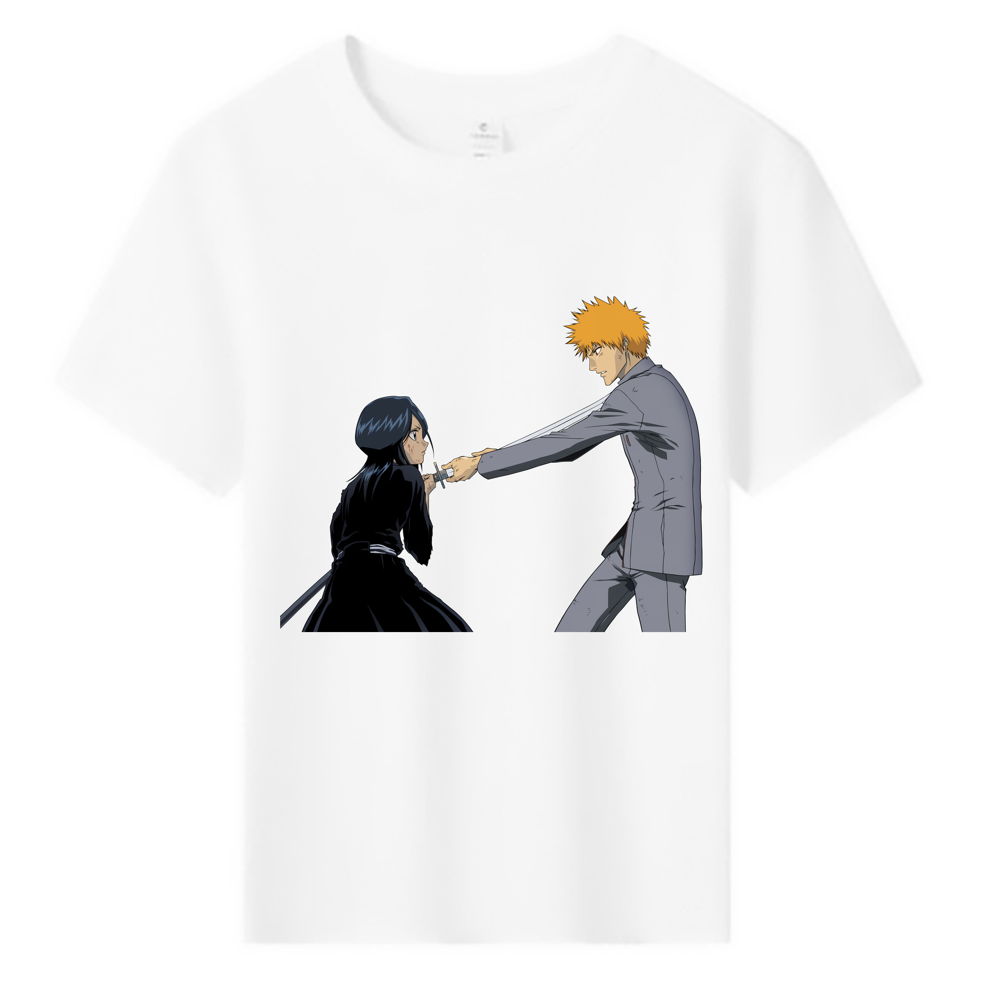 （画像用） ブリーチ 朽木ルキア BLEACH Kuchiki Rukia 綿100％キッズTシャツ（フロントプリント）