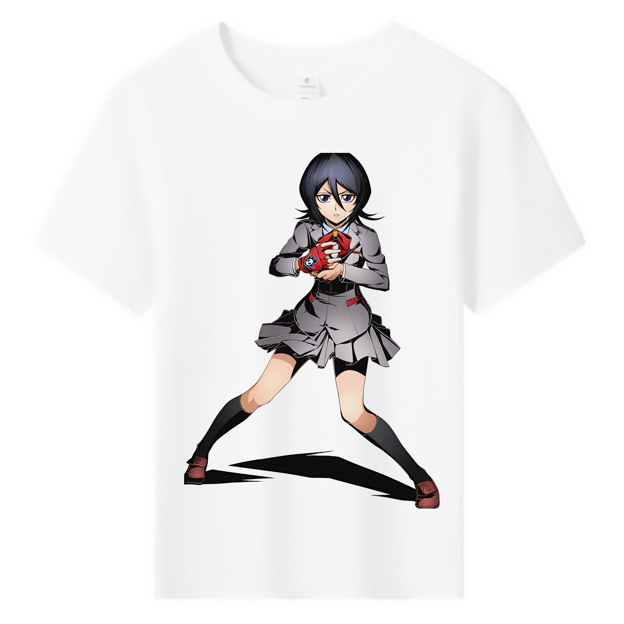 （画像用） ブリーチ 朽木ルキア BLEACH Kuchiki Rukia 綿100％キッズTシャツ（フロントプリント）
