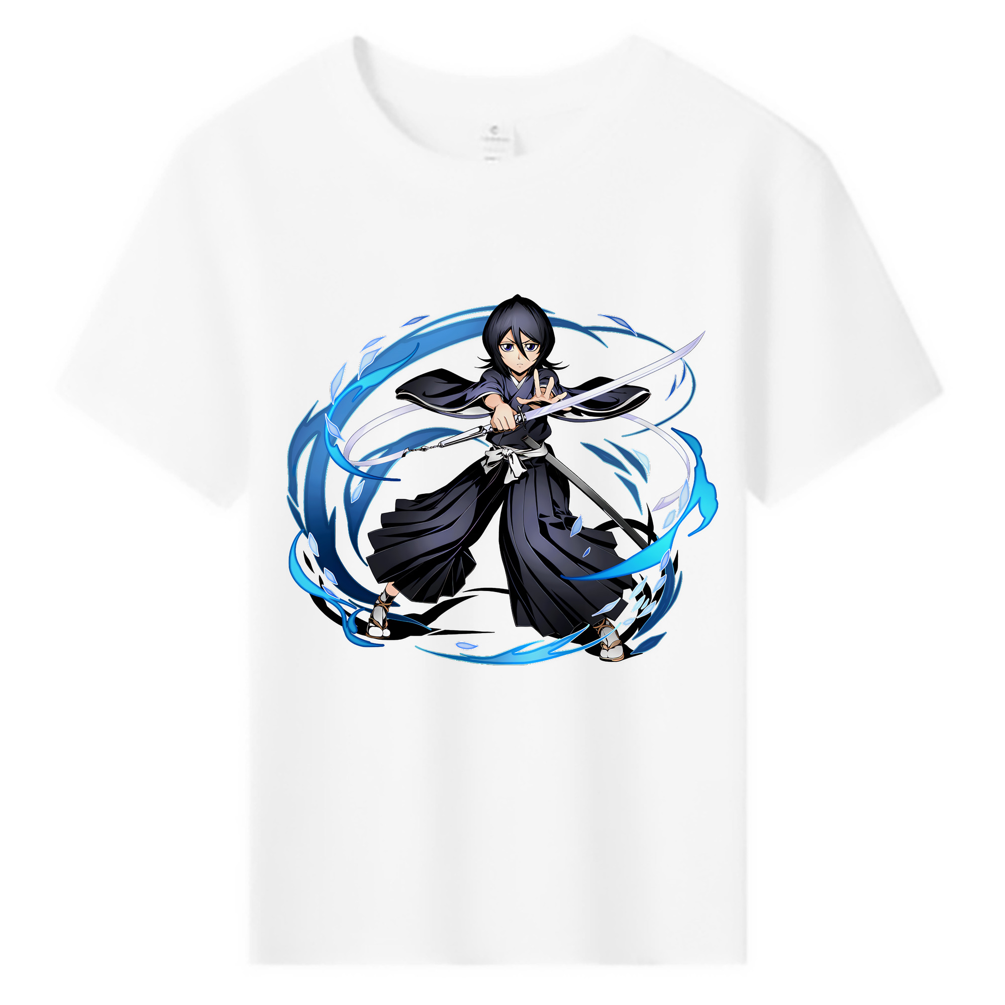 （画像用） ブリーチ 朽木ルキア BLEACH Kuchiki Rukia 綿100％キッズTシャツ（フロントプリント）