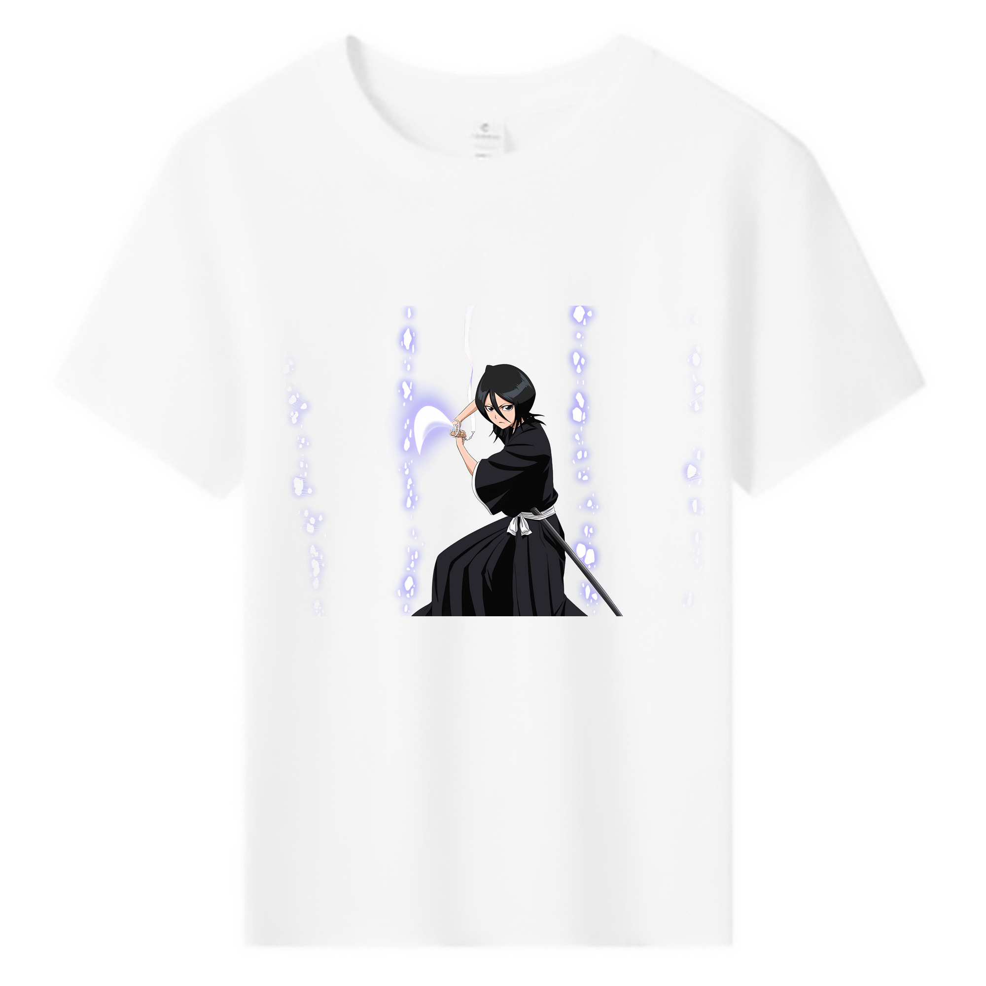（画像用） ブリーチ 朽木ルキア BLEACH Kuchiki Rukia 綿100％キッズTシャツ（フロントプリント）