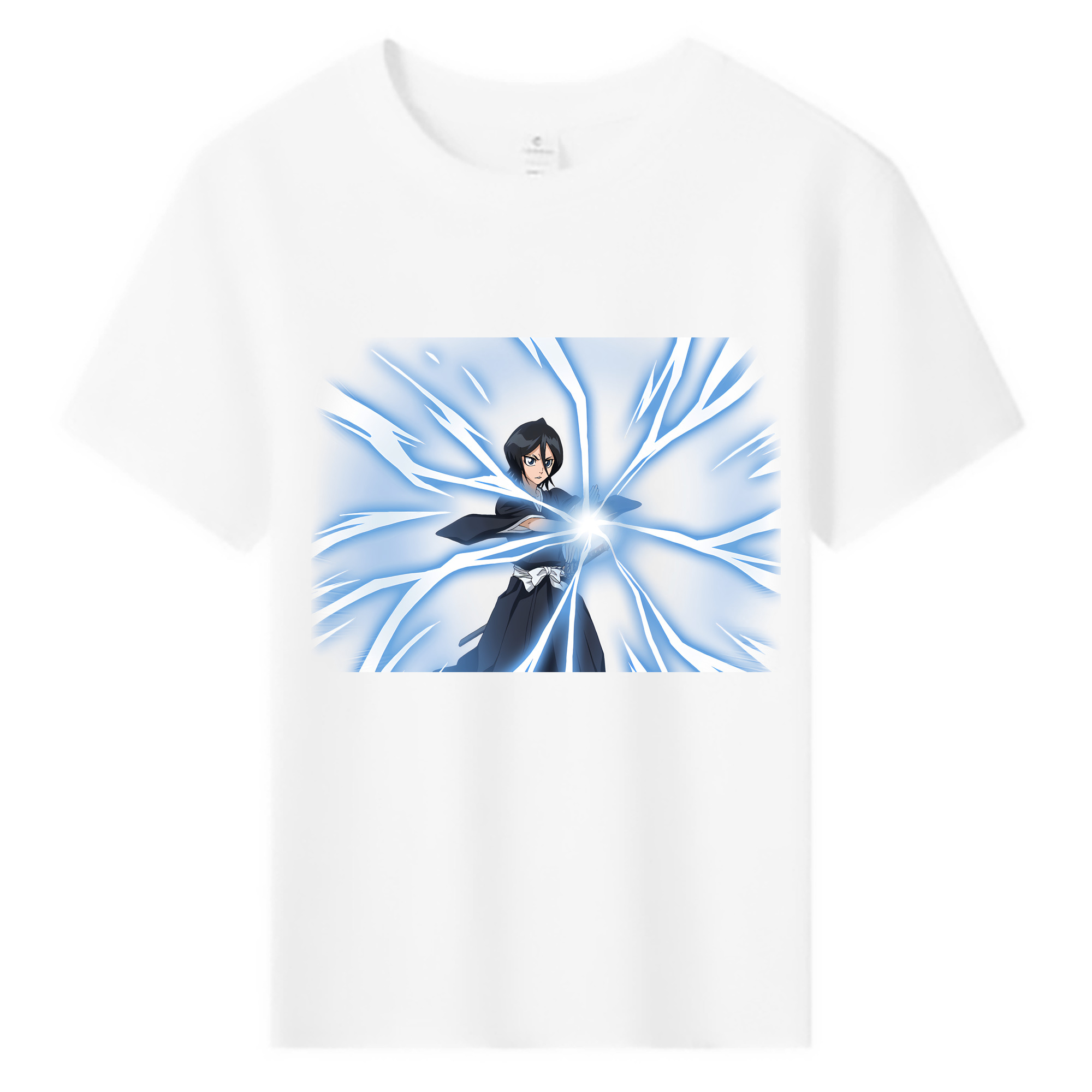 （画像用） ブリーチ 朽木ルキア BLEACH Kuchiki Rukia 綿100％キッズTシャツ（フロントプリント）