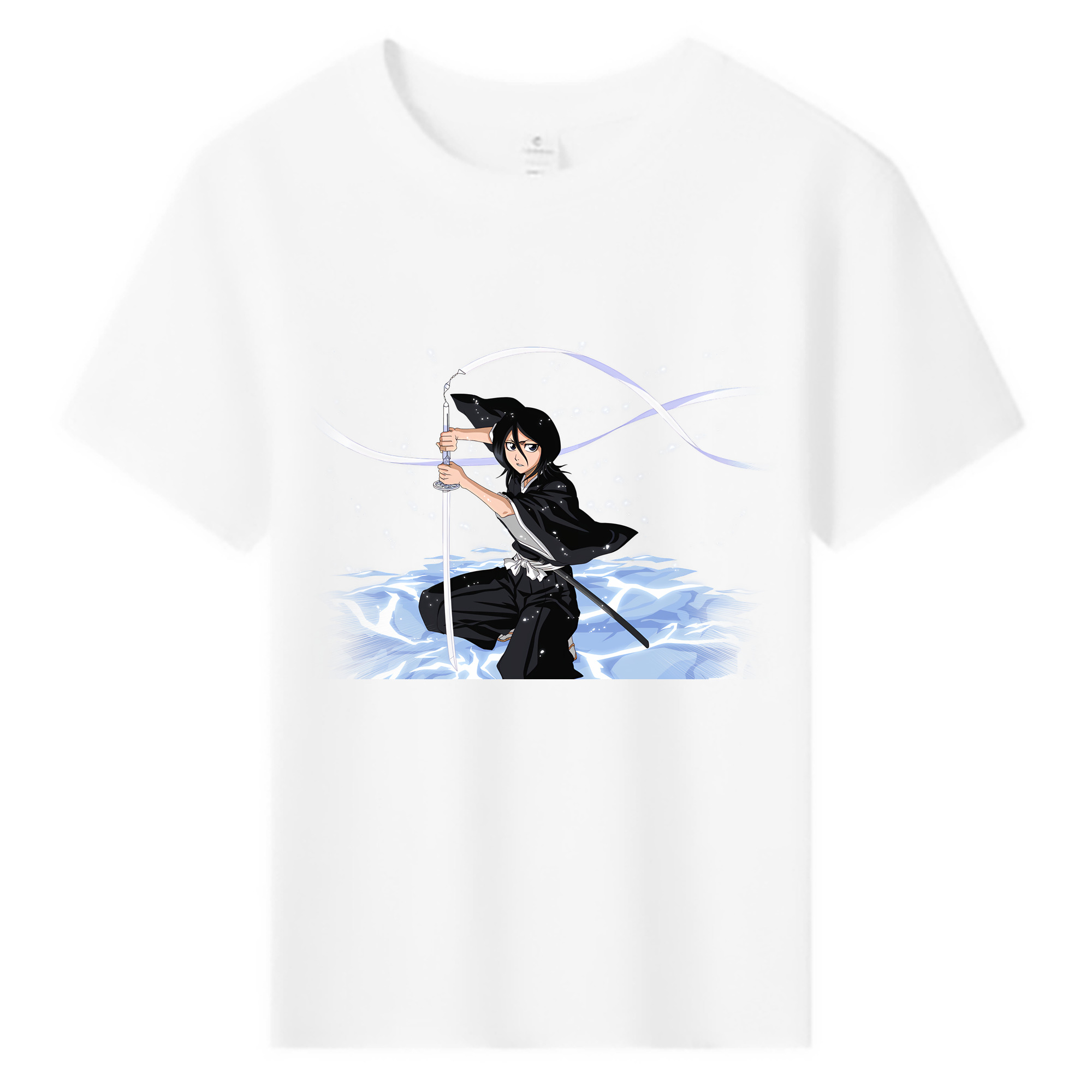 （画像用） ブリーチ 朽木ルキア BLEACH Kuchiki Rukia 綿100％キッズTシャツ（フロントプリント）