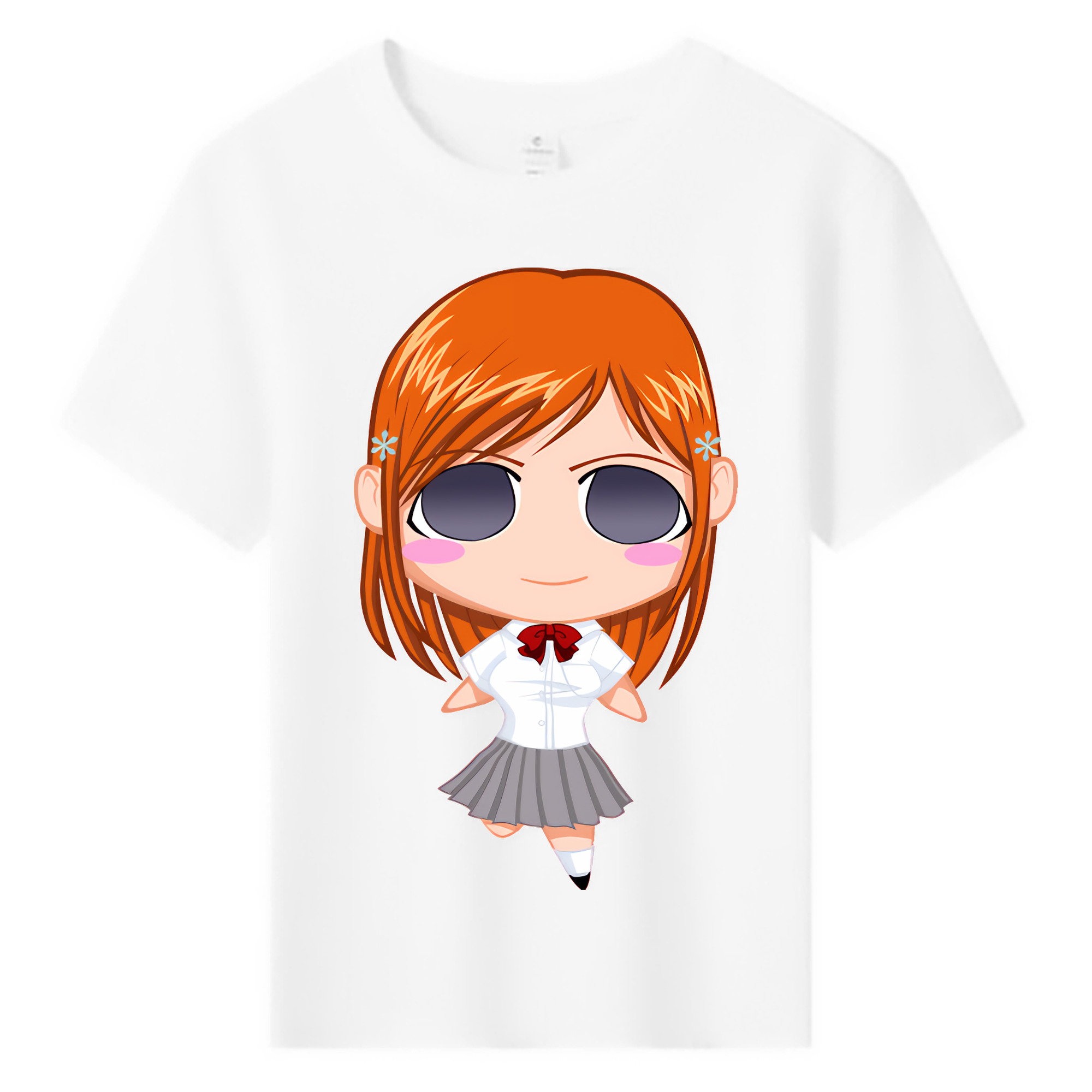 （画像用） ブリーチ 井上織姫（いのうえおりひめ） BLEACH Inoue Orihime 綿100％キッズTシャツ（フロントプリント）