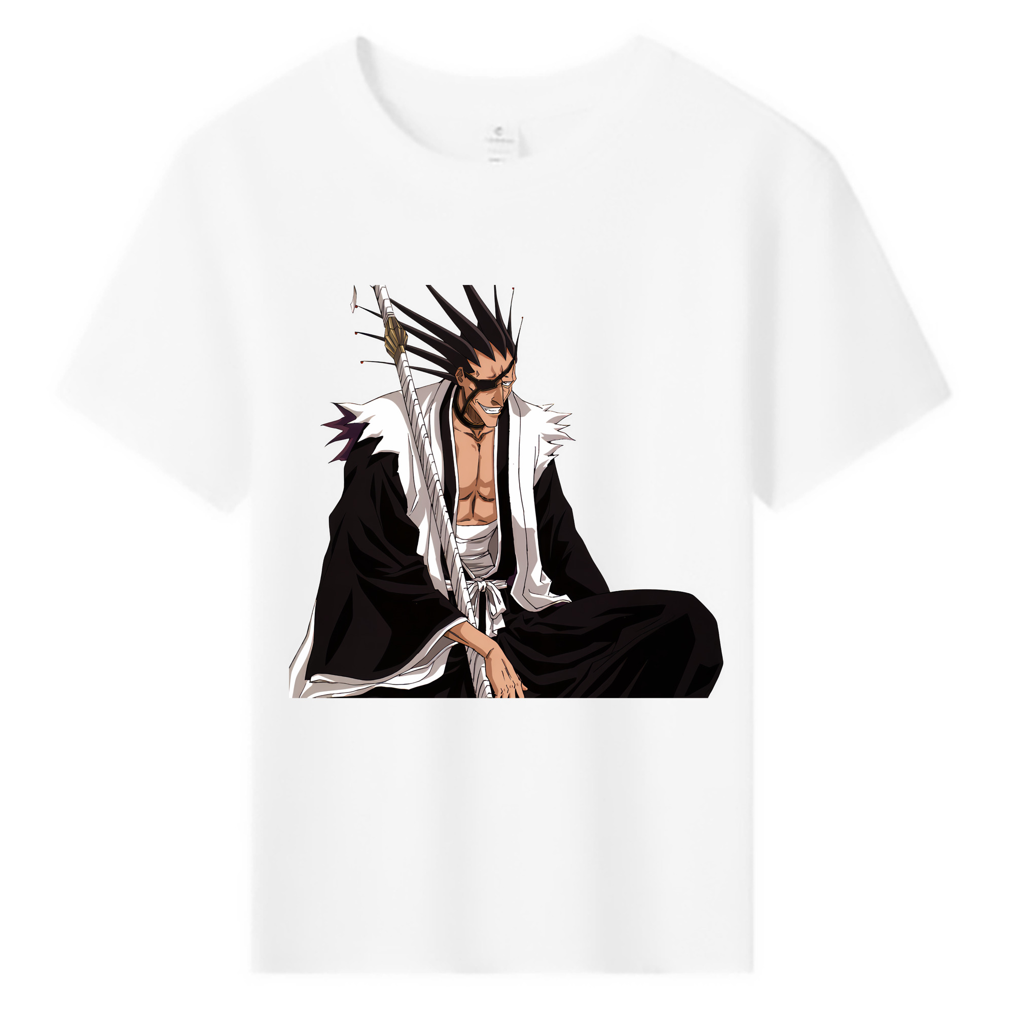 （画像用） ブリーチ ざらき けんぱち BLEACH Zaraki Kenpachi 綿100％キッズTシャツ（フロントプリント）