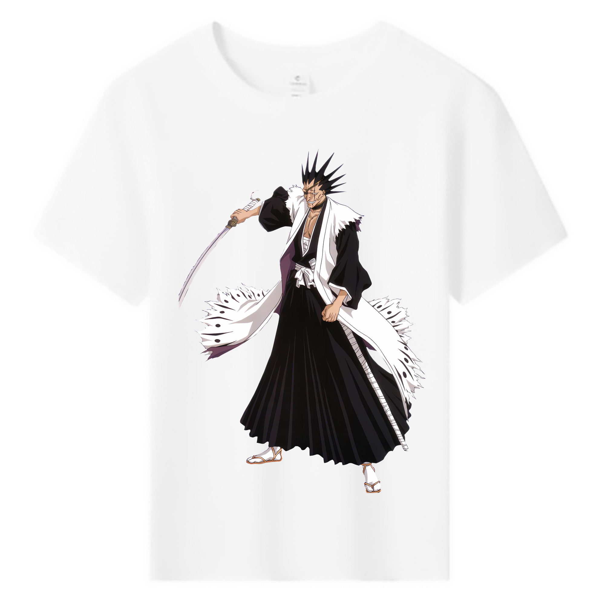 （画像用） ブリーチ ざらき けんぱち BLEACH Zaraki Kenpachi 綿100％キッズTシャツ（フロントプリント）