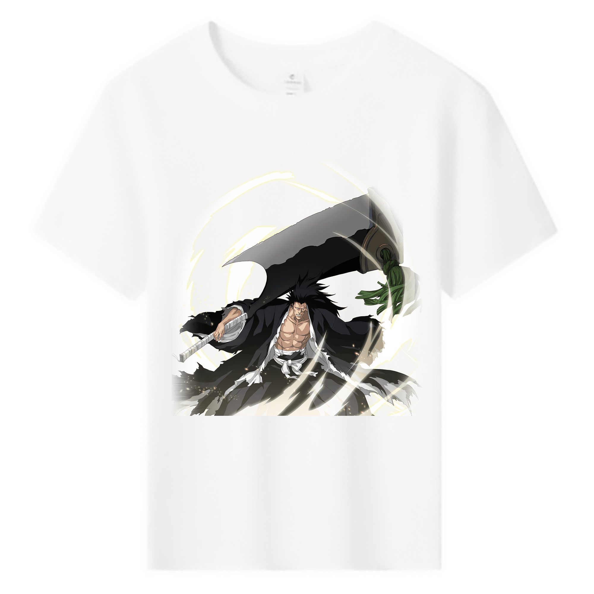 （画像用） ブリーチ ざらき けんぱち BLEACH Zaraki Kenpachi 綿100％キッズTシャツ（フロントプリント）