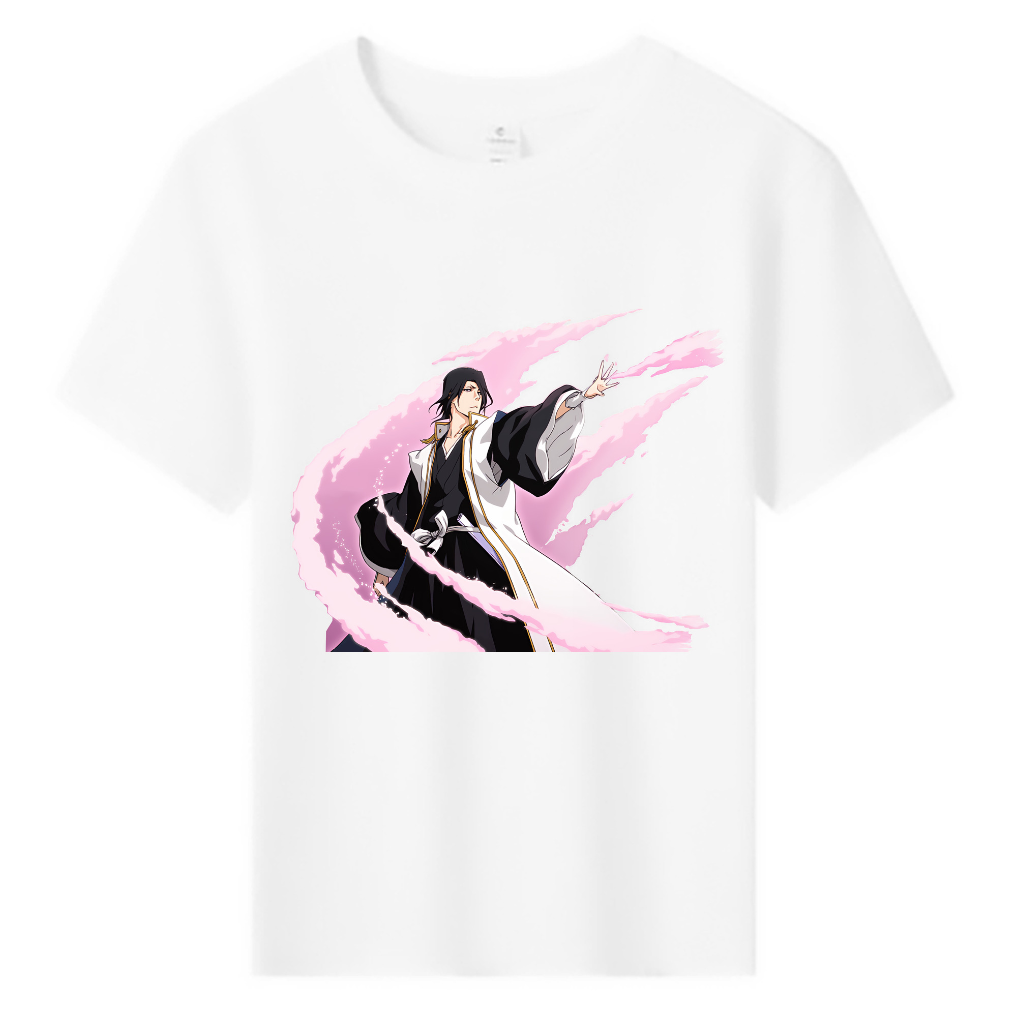 （画像用） ブリーチ くちき びゃくや BLEACH Kuchiki Byakuya 綿100％キッズTシャツ（フロントプリント）