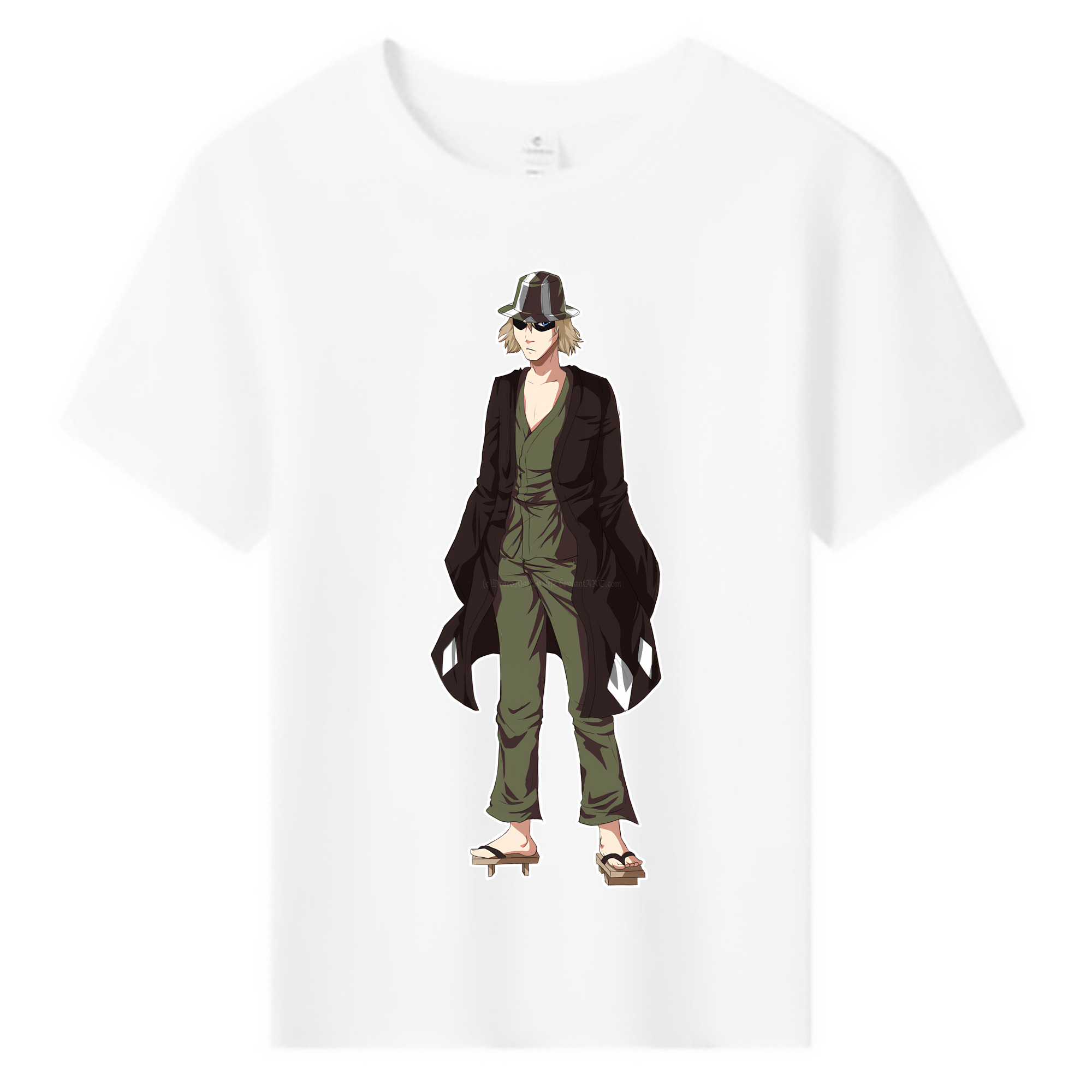 （画像用） "ブリーチ 浦原 喜助（うらはら きすけ） BLEACH Urahara Kisuke " 綿100％キッズTシャツ（フロントプリント）