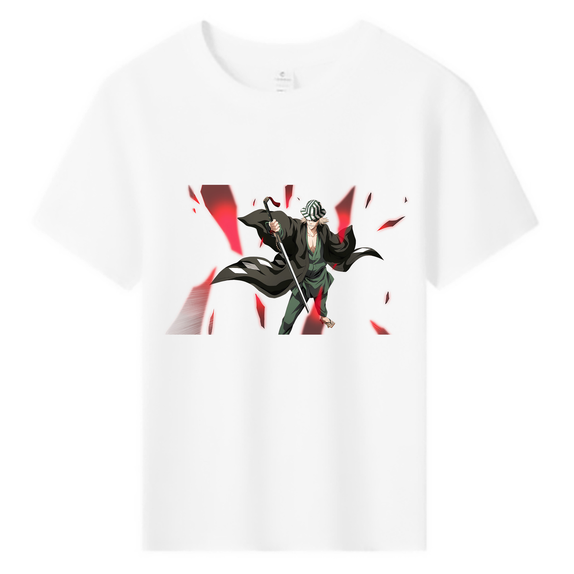 （画像用） "ブリーチ 浦原 喜助（うらはら きすけ） BLEACH Urahara Kisuke " 綿100％キッズTシャツ（フロントプリント）