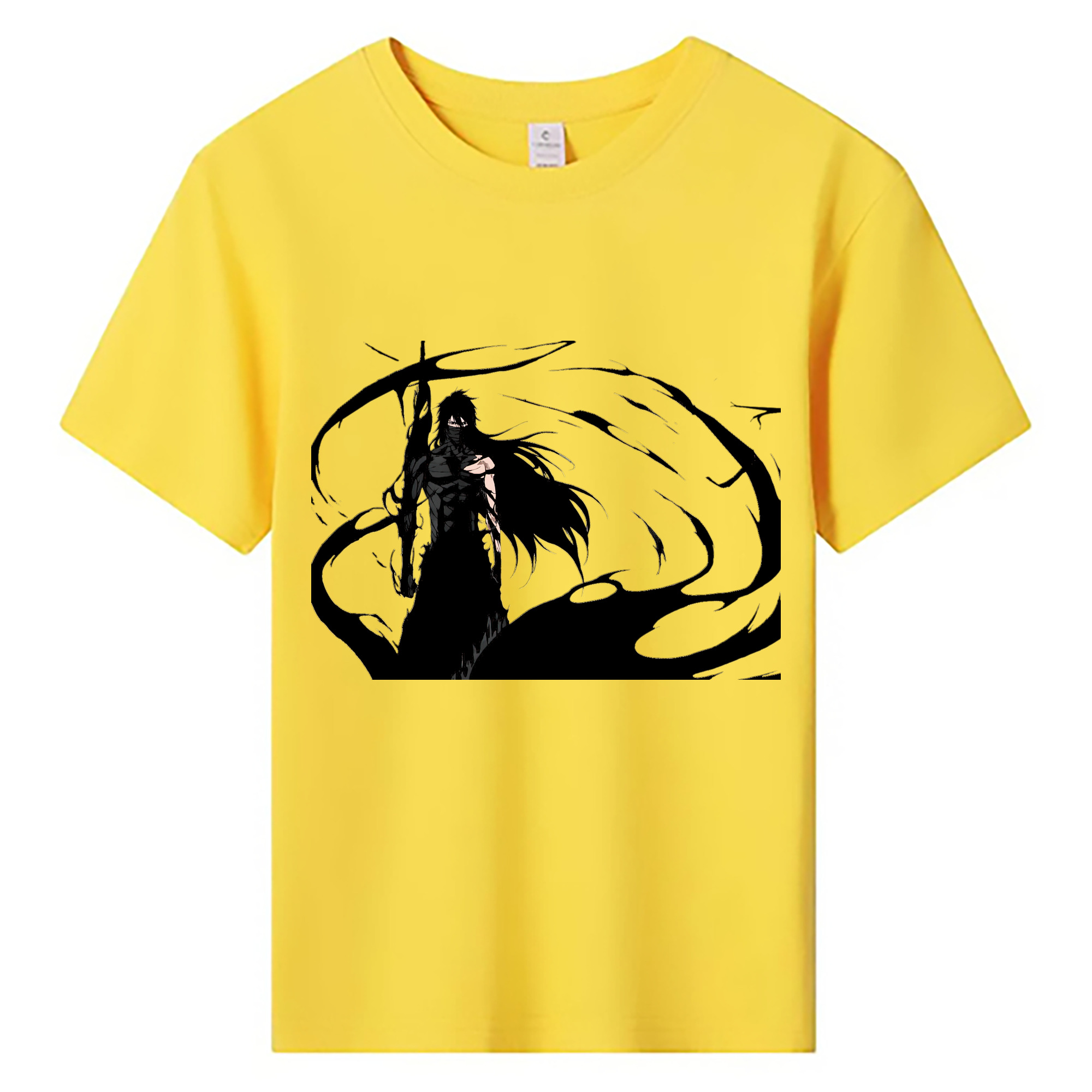 （画像用） ブリーチ 黒崎一護（くろさき いちご）BLEACH Kurosaki Ichigo 綿100％キッズTシャツ（フロントプリント）