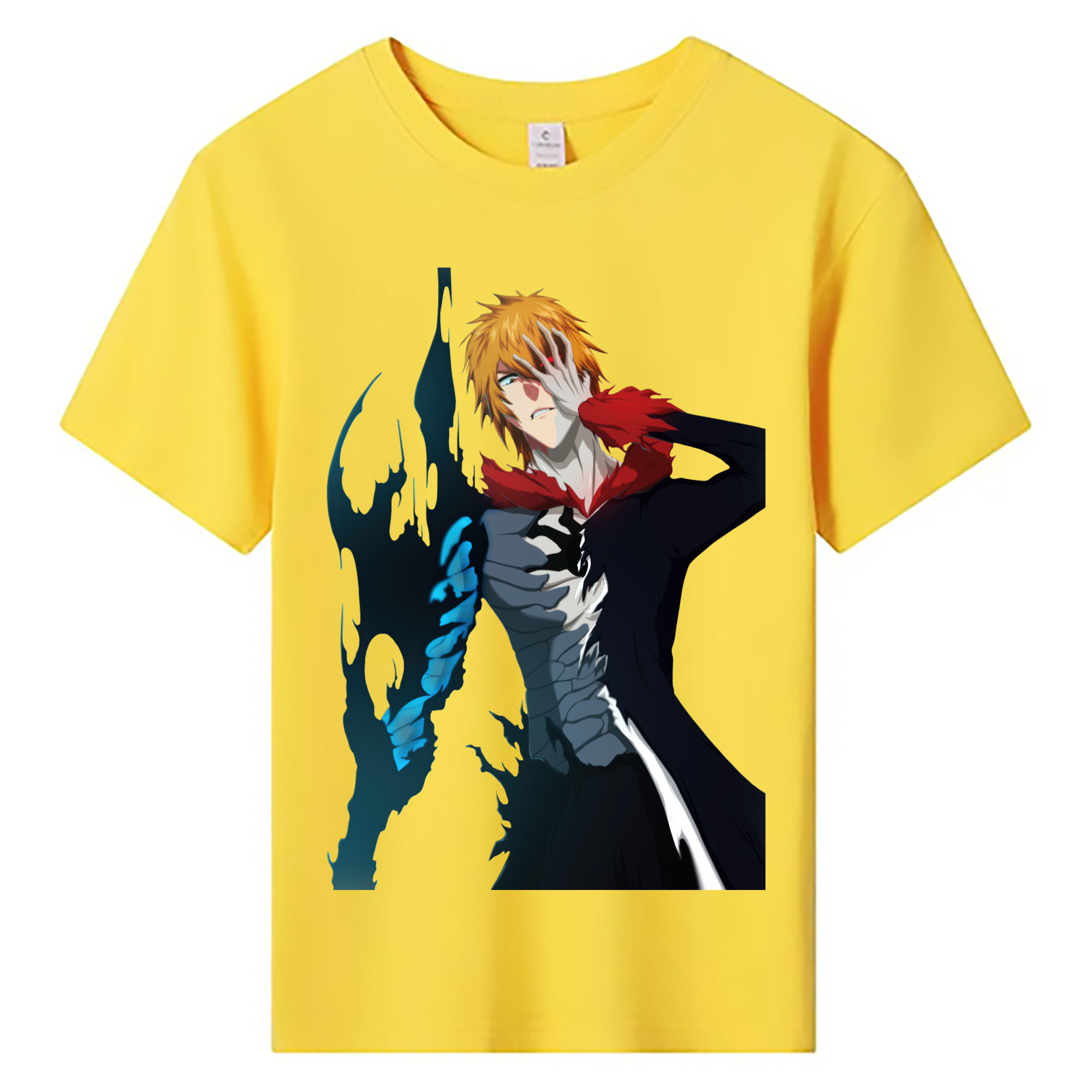 （画像用） ブリーチ 黒崎一護（くろさき いちご）BLEACH Kurosaki Ichigo 綿100％キッズTシャツ（フロントプリント）