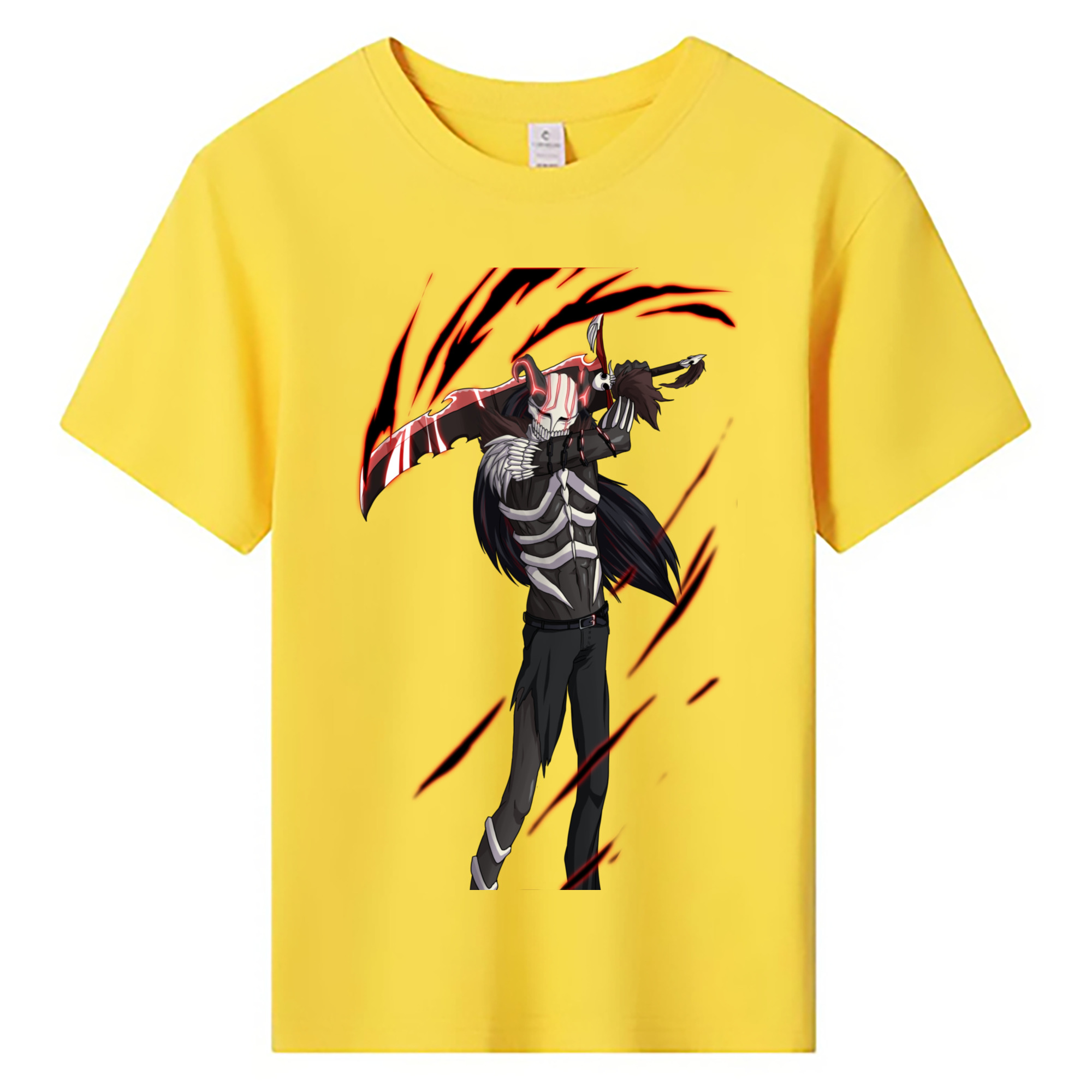（画像用） ブリーチ 黒崎一護（くろさき いちご）BLEACH Kurosaki Ichigo 綿100％キッズTシャツ（フロントプリント）