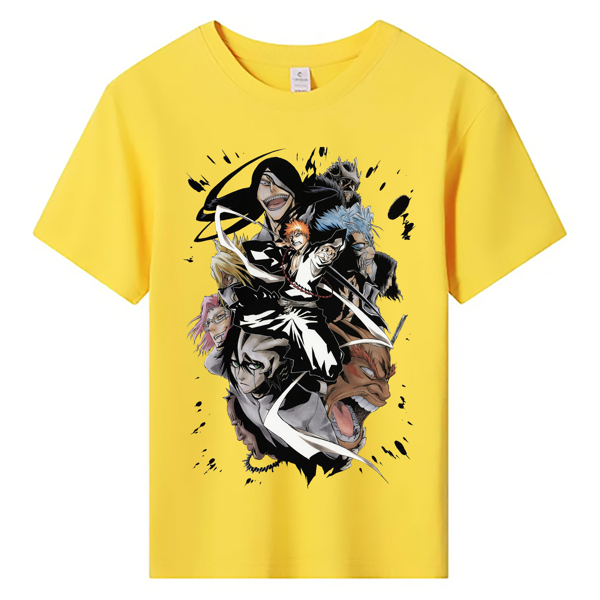 （画像用） ブリーチ 黒崎一護（くろさき いちご）BLEACH Kurosaki Ichigo 綿100％キッズTシャツ（フロントプリント）
