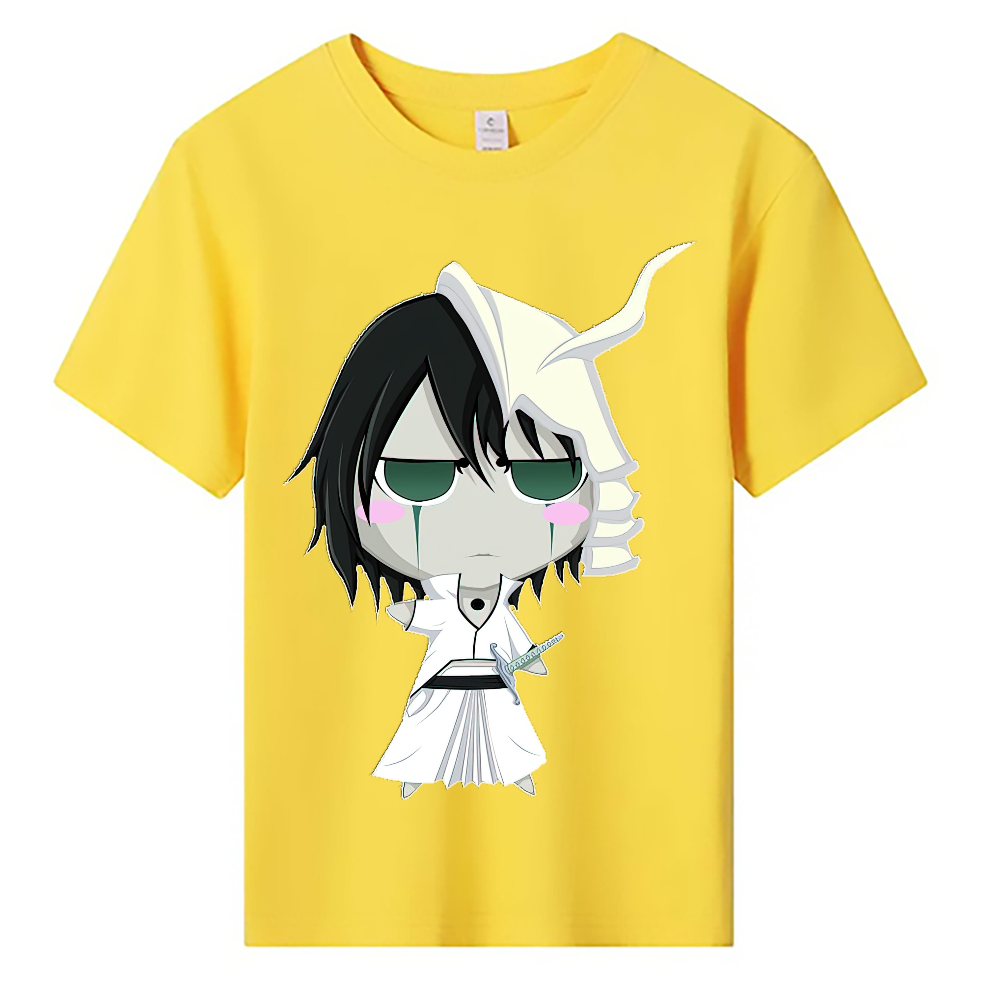 （画像用） ブリーチ ウルキオラ·シファー BLEACH Ulquiorra cifer 綿100％キッズTシャツ（フロントプリント）