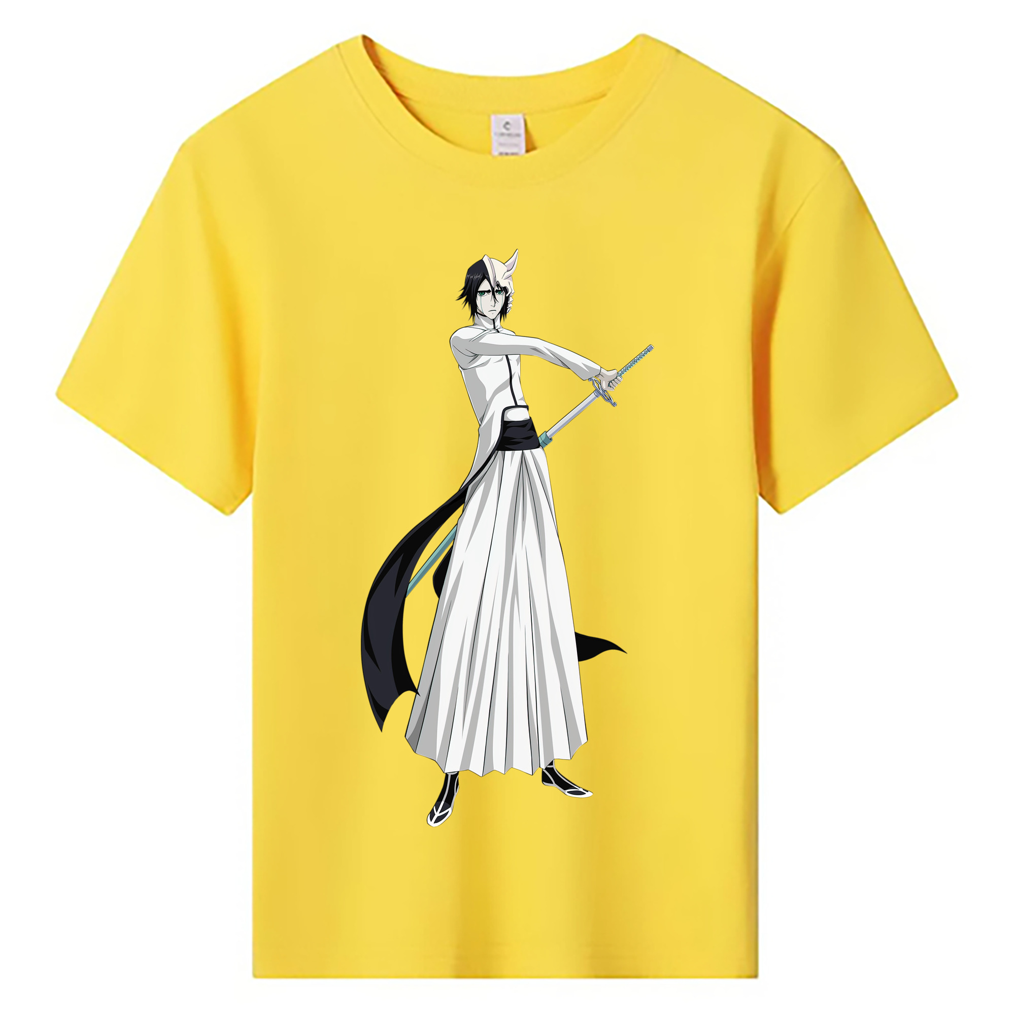 （画像用） ブリーチ ウルキオラ·シファー BLEACH Ulquiorra cifer 綿100％キッズTシャツ（フロントプリント）