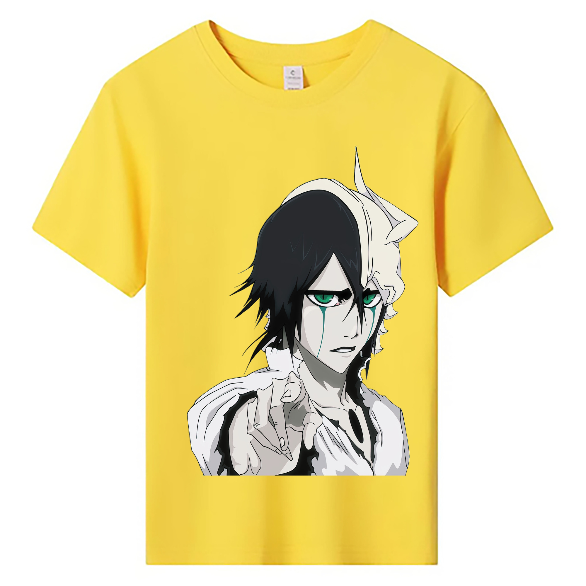 （画像用） ブリーチ ウルキオラ·シファー BLEACH Ulquiorra cifer 綿100％キッズTシャツ（フロントプリント）