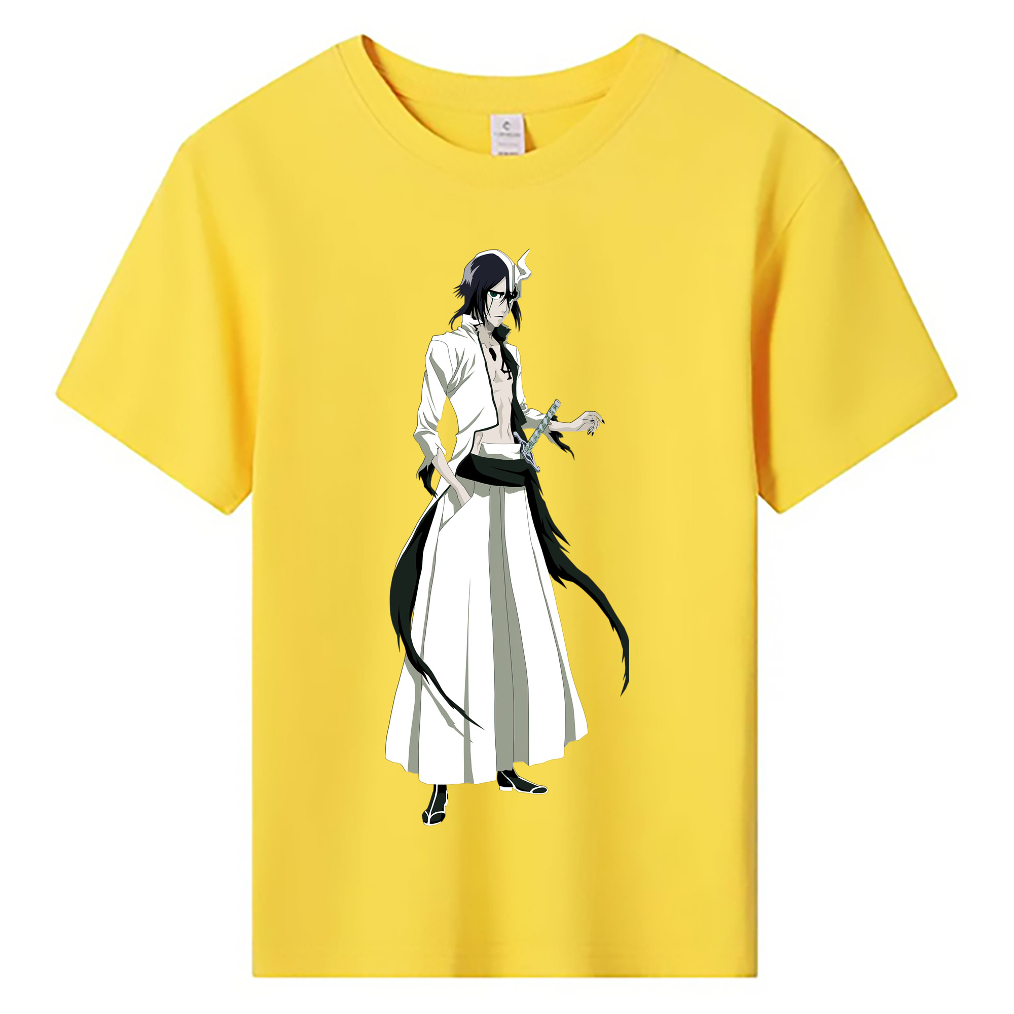 （画像用） ブリーチ ウルキオラ·シファー BLEACH Ulquiorra cifer 綿100％キッズTシャツ（フロントプリント）