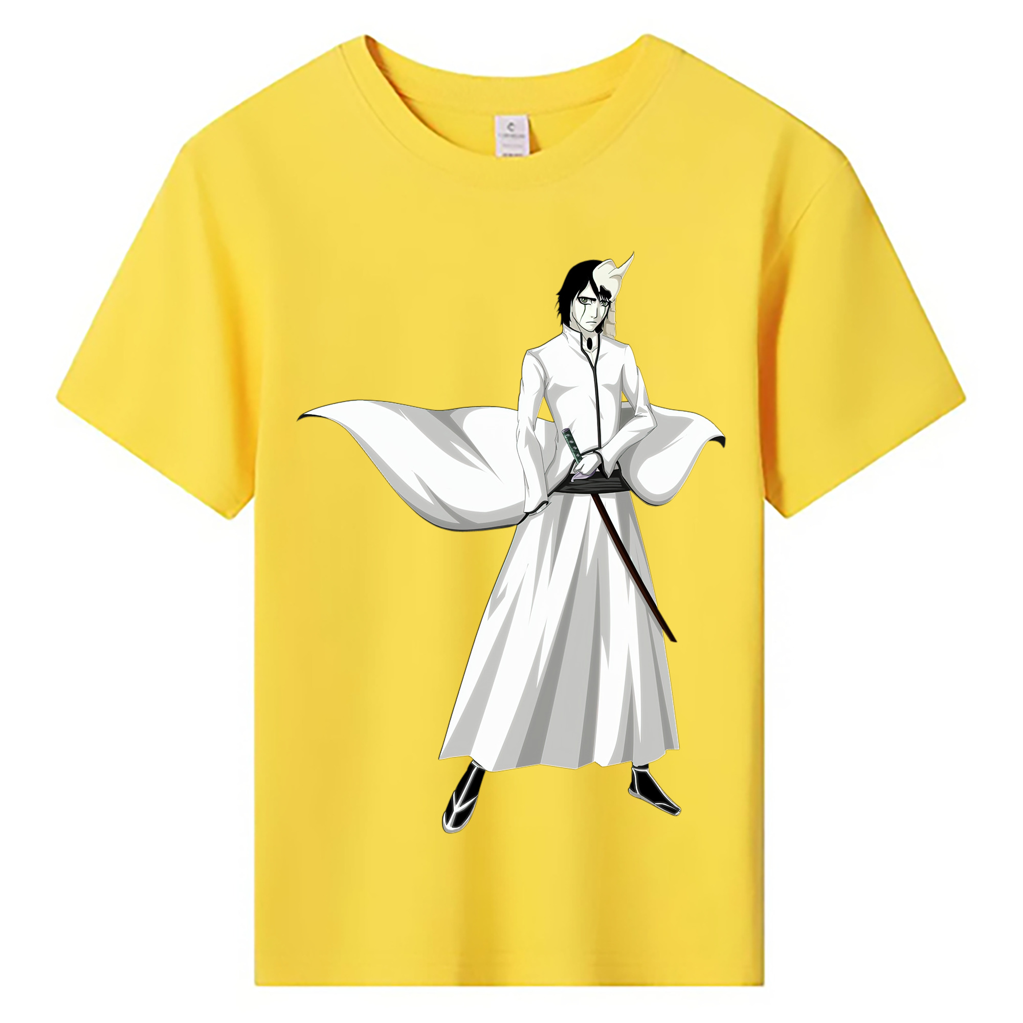 （画像用） ブリーチ ウルキオラ·シファー BLEACH Ulquiorra cifer 綿100％キッズTシャツ（フロントプリント）