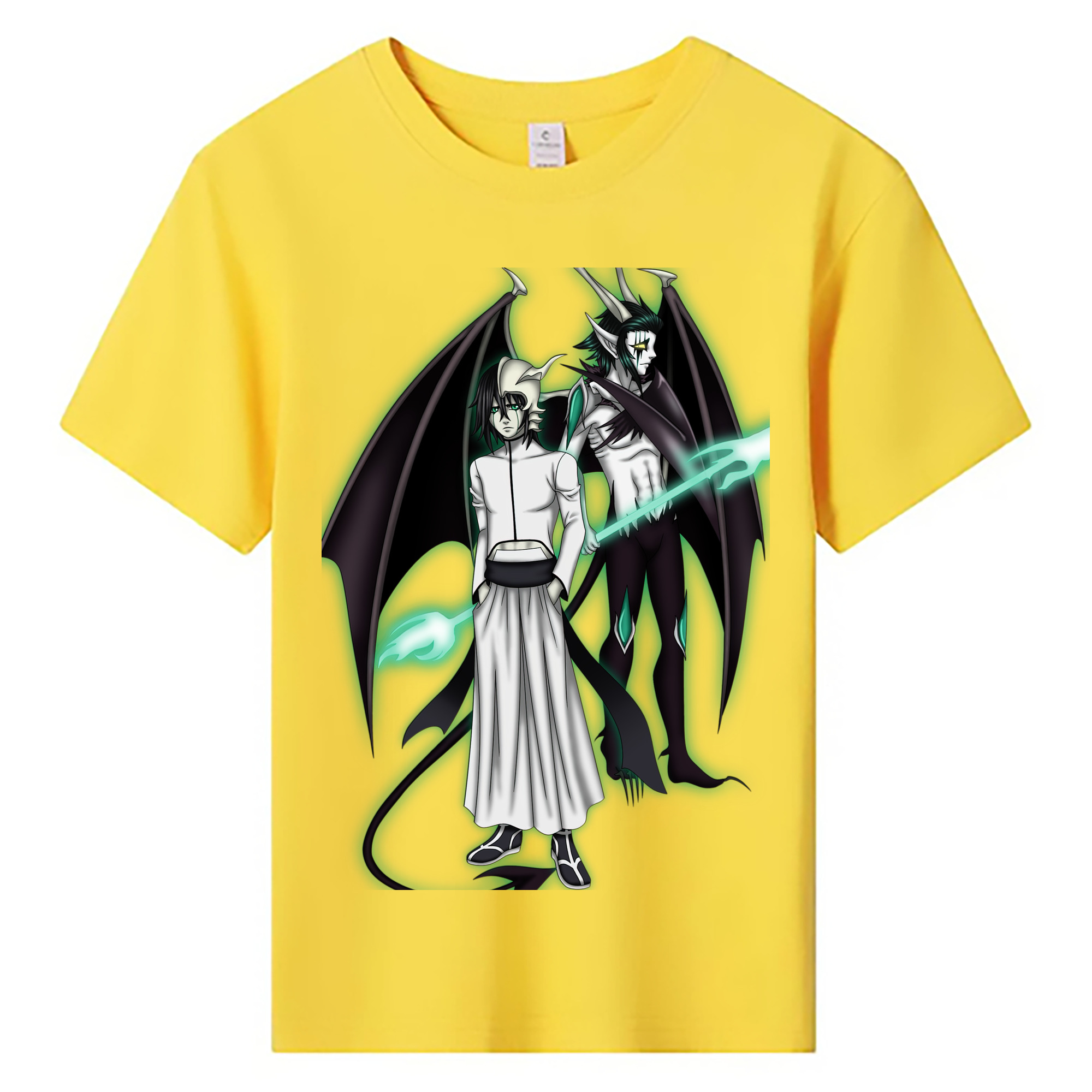 （画像用） ブリーチ ウルキオラ·シファー BLEACH Ulquiorra cifer 綿100％キッズTシャツ（フロントプリント）
